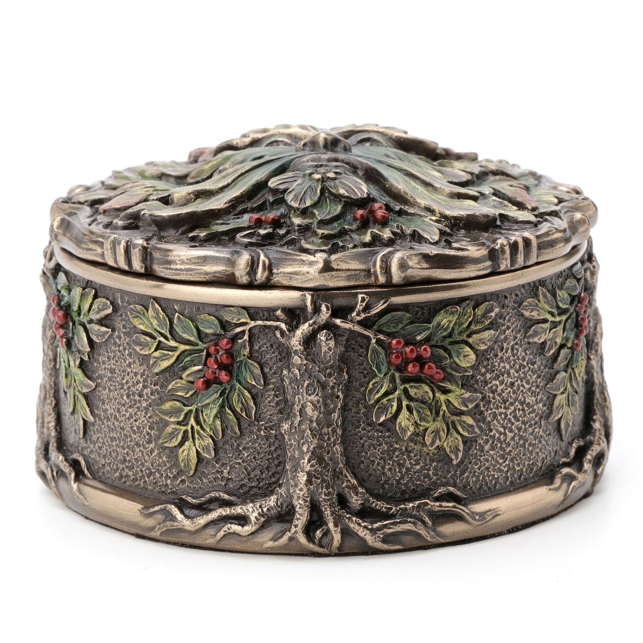 Green Man Berry Trinket Box