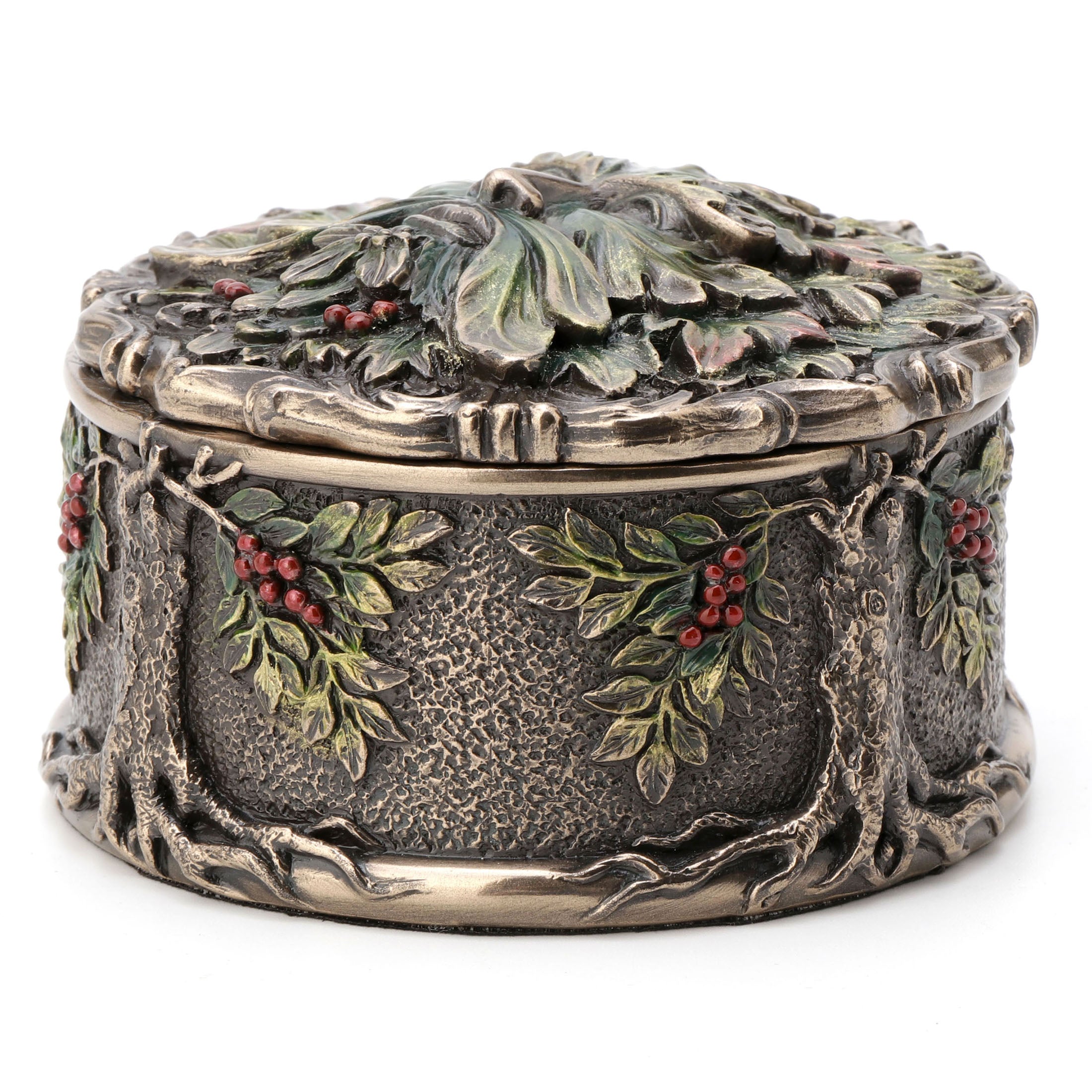 Green Man Berry Trinket Box