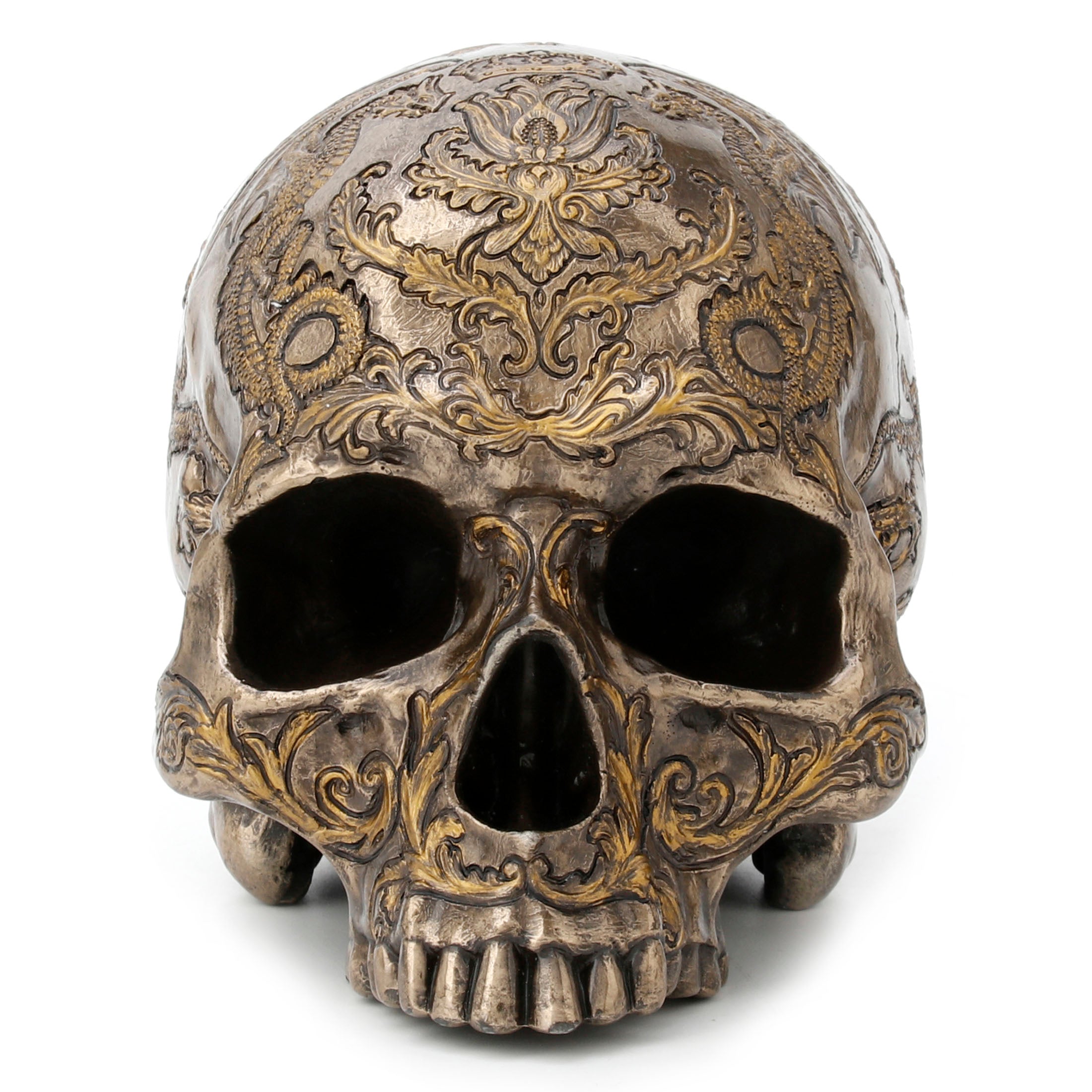 Thistle Flying Dragon Coat Of Arms Skull