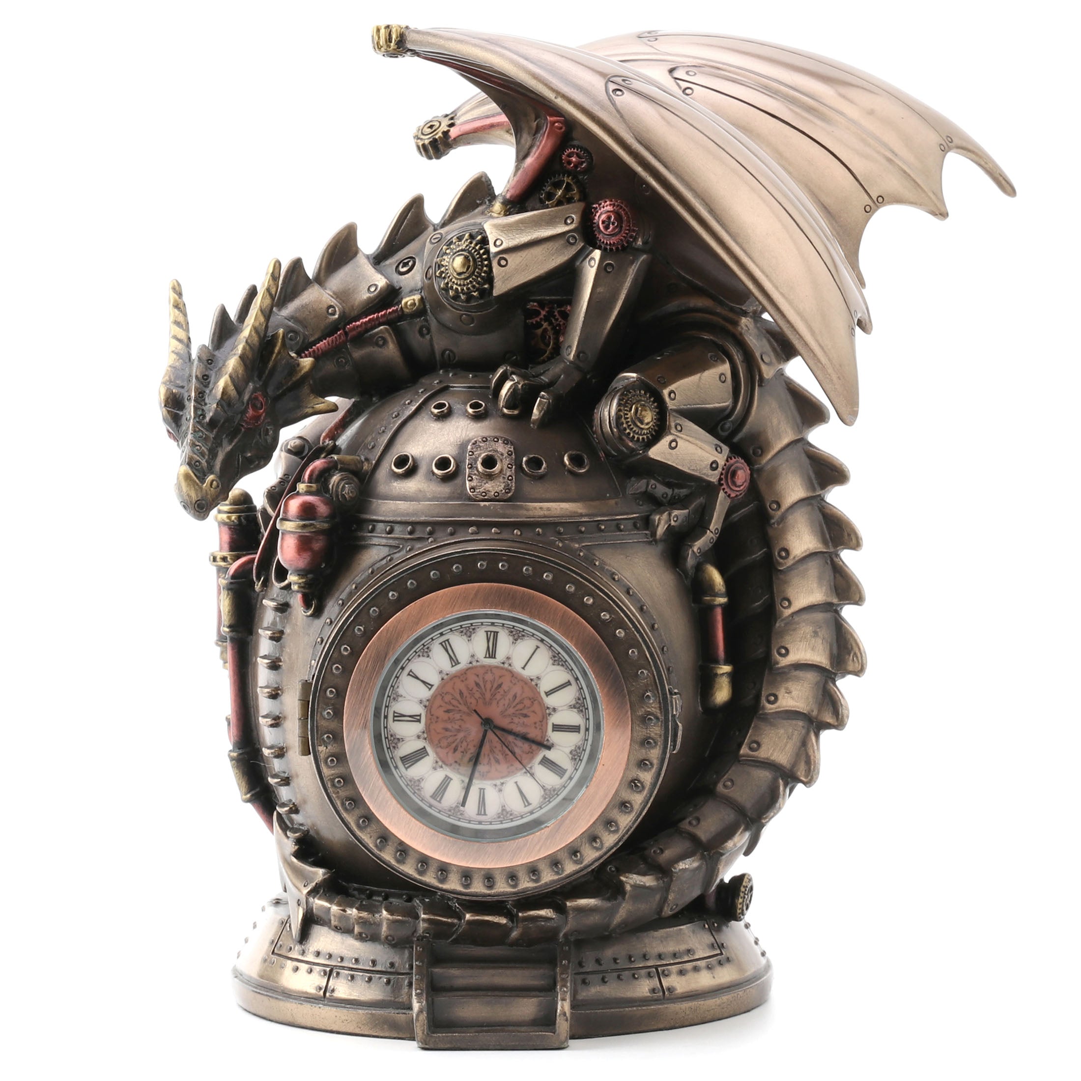Steampunk Dragon On The Time Machine Trinket Box