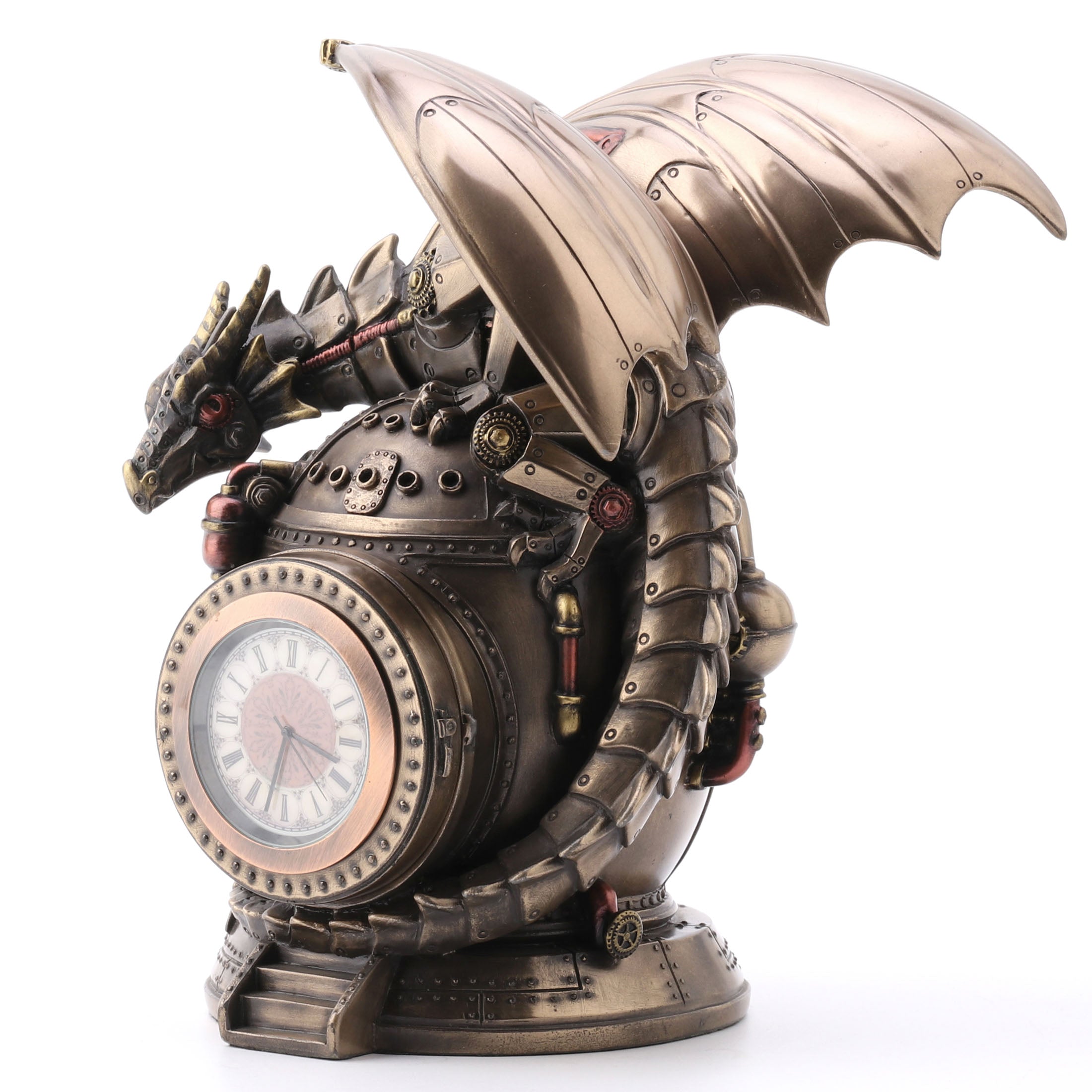 Steampunk Dragon On The Time Machine Trinket Box