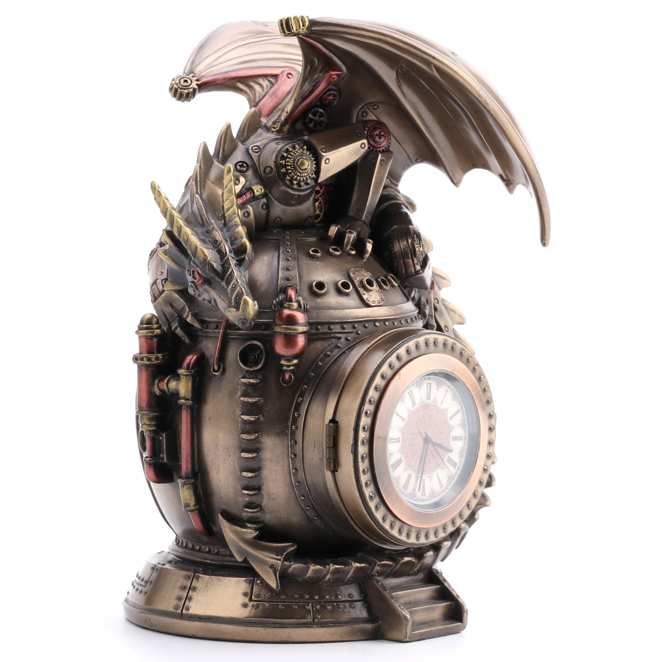 Steampunk Dragon On The Time Machine Trinket Box