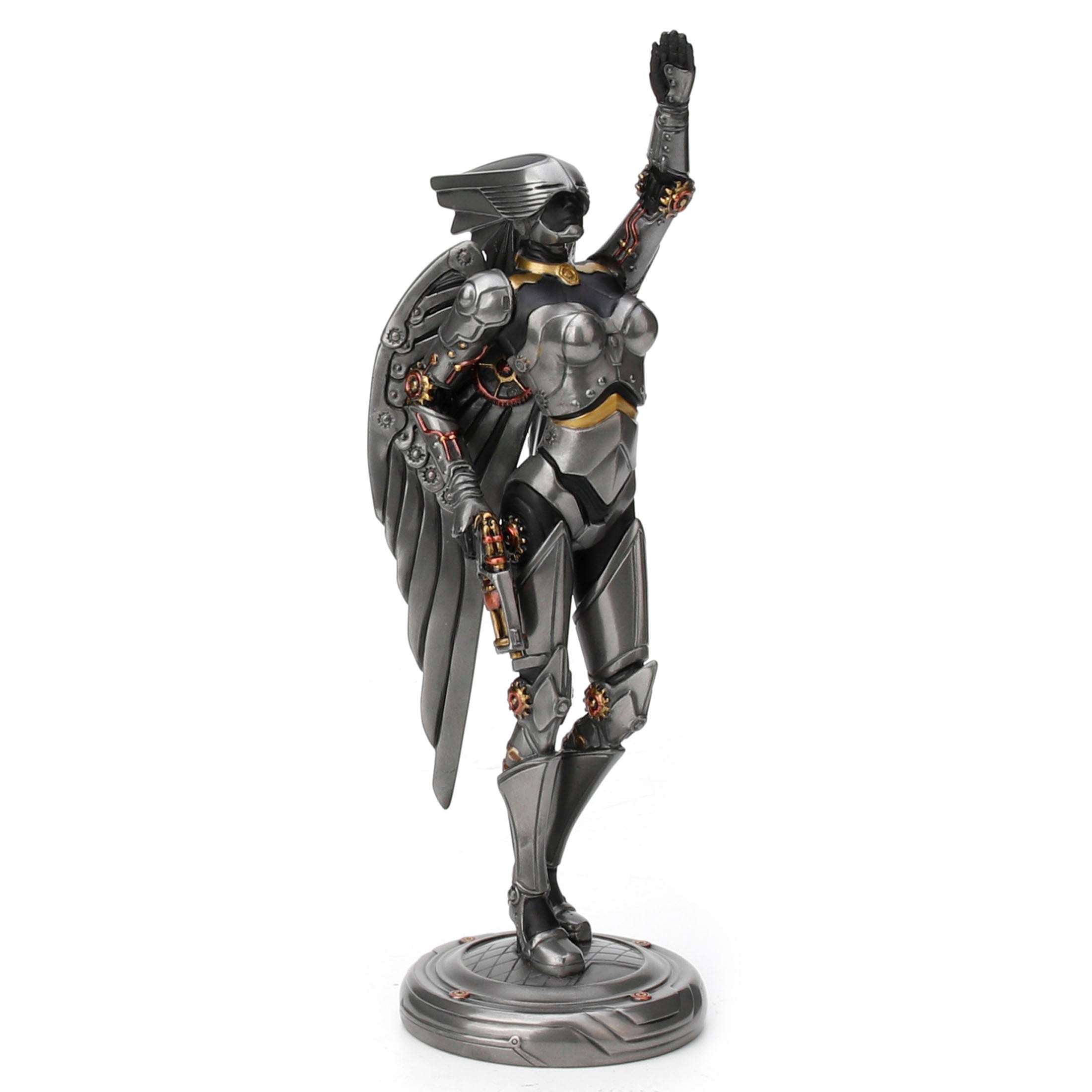 Steampunk Iron Maiden Art Deco Android Angel