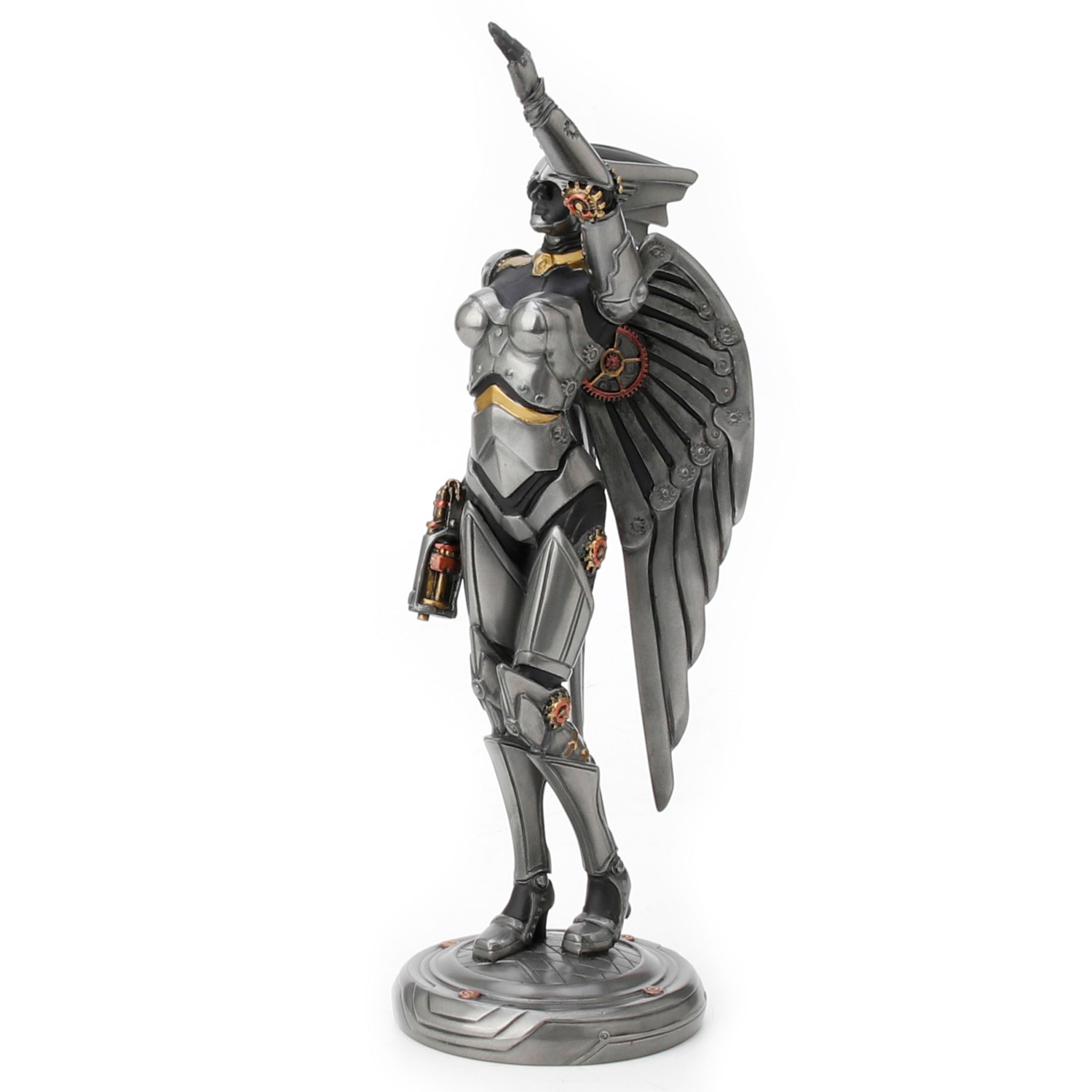 Steampunk Iron Maiden Art Deco Android Angel