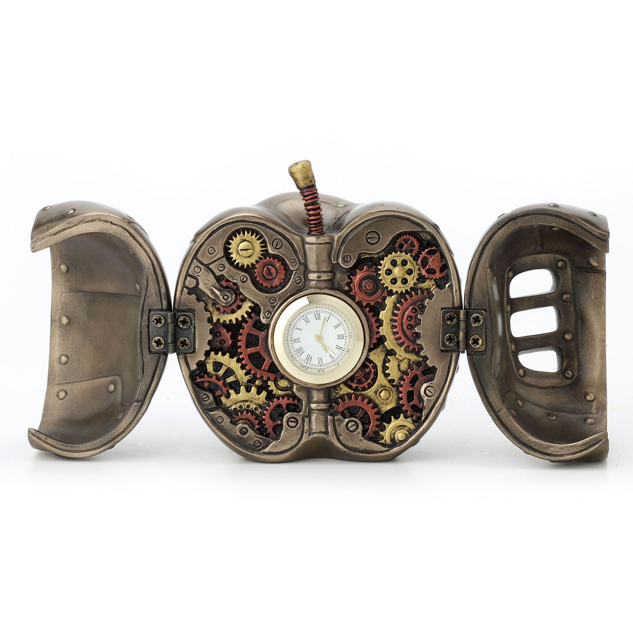 Steampunk Mechanicus Apple Clock