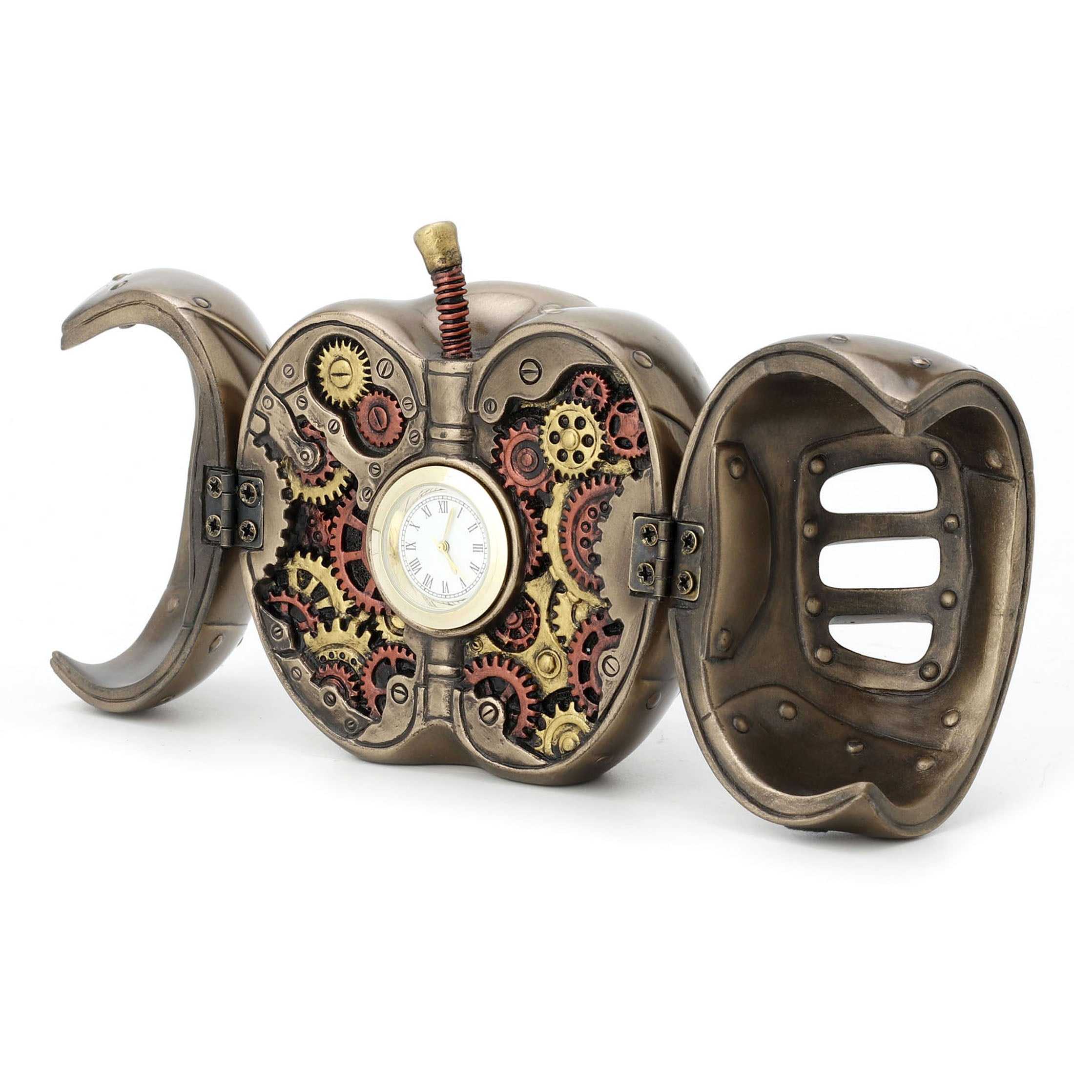 Steampunk Mechanicus Apple Clock