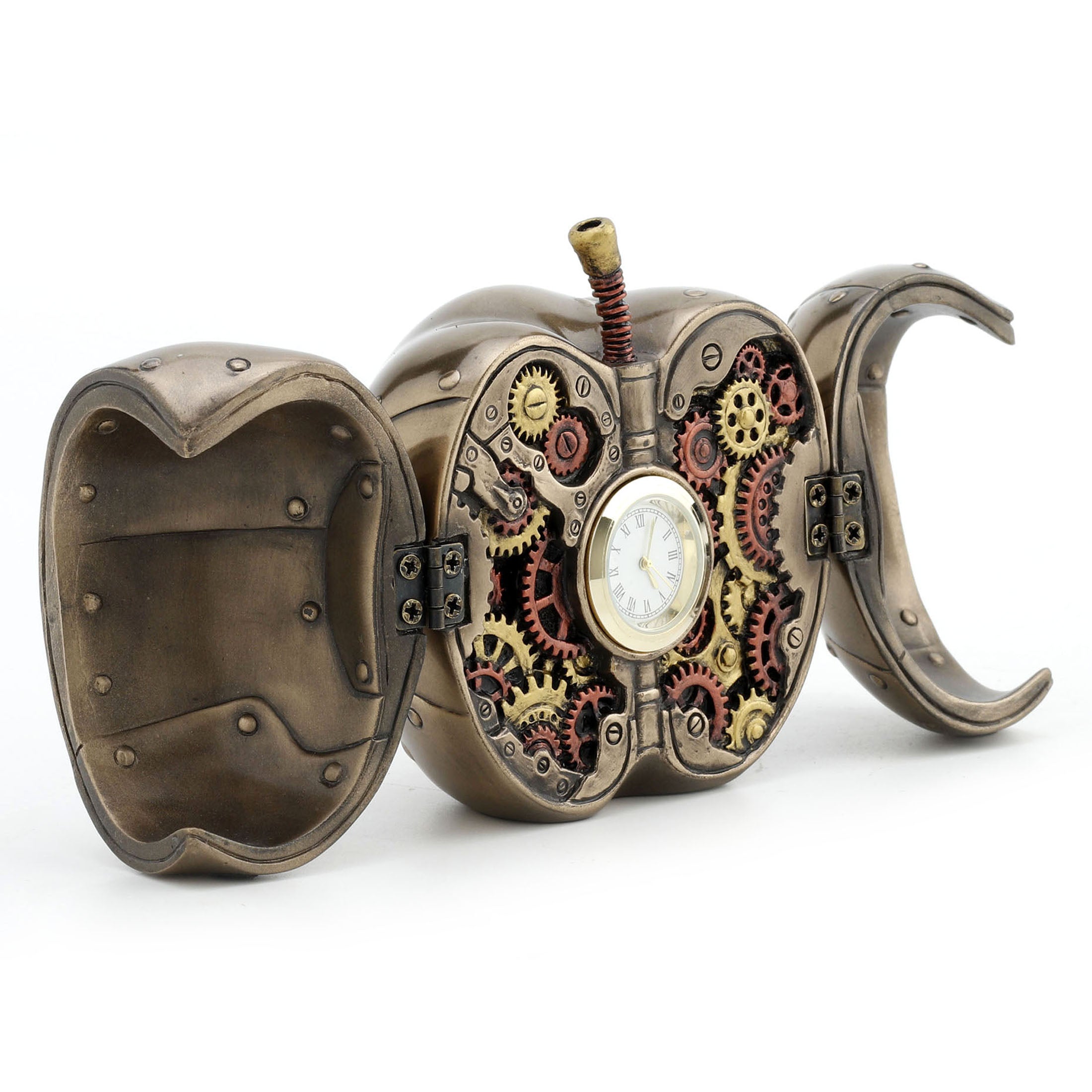 Steampunk Mechanicus Apple Clock