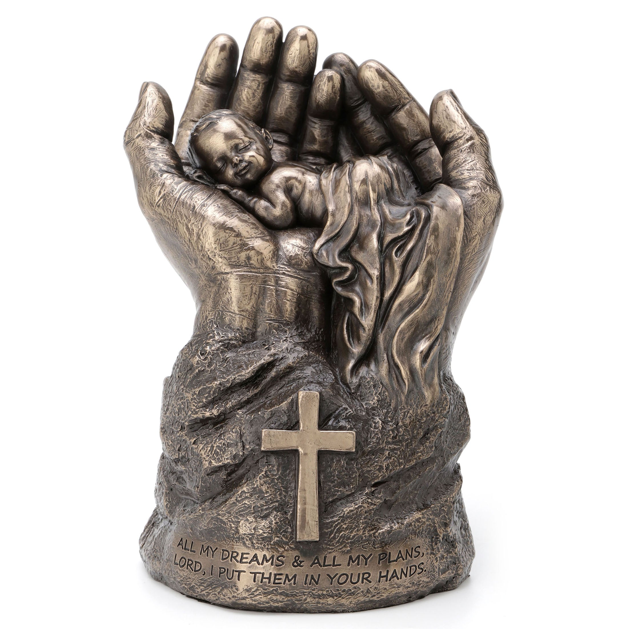 Sleeping Baby In Lords Hands