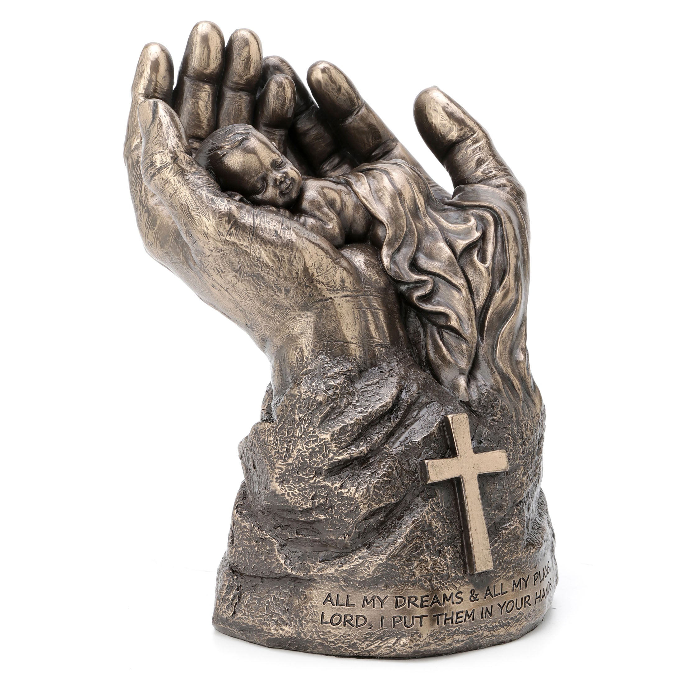 Sleeping Baby In Lords Hands