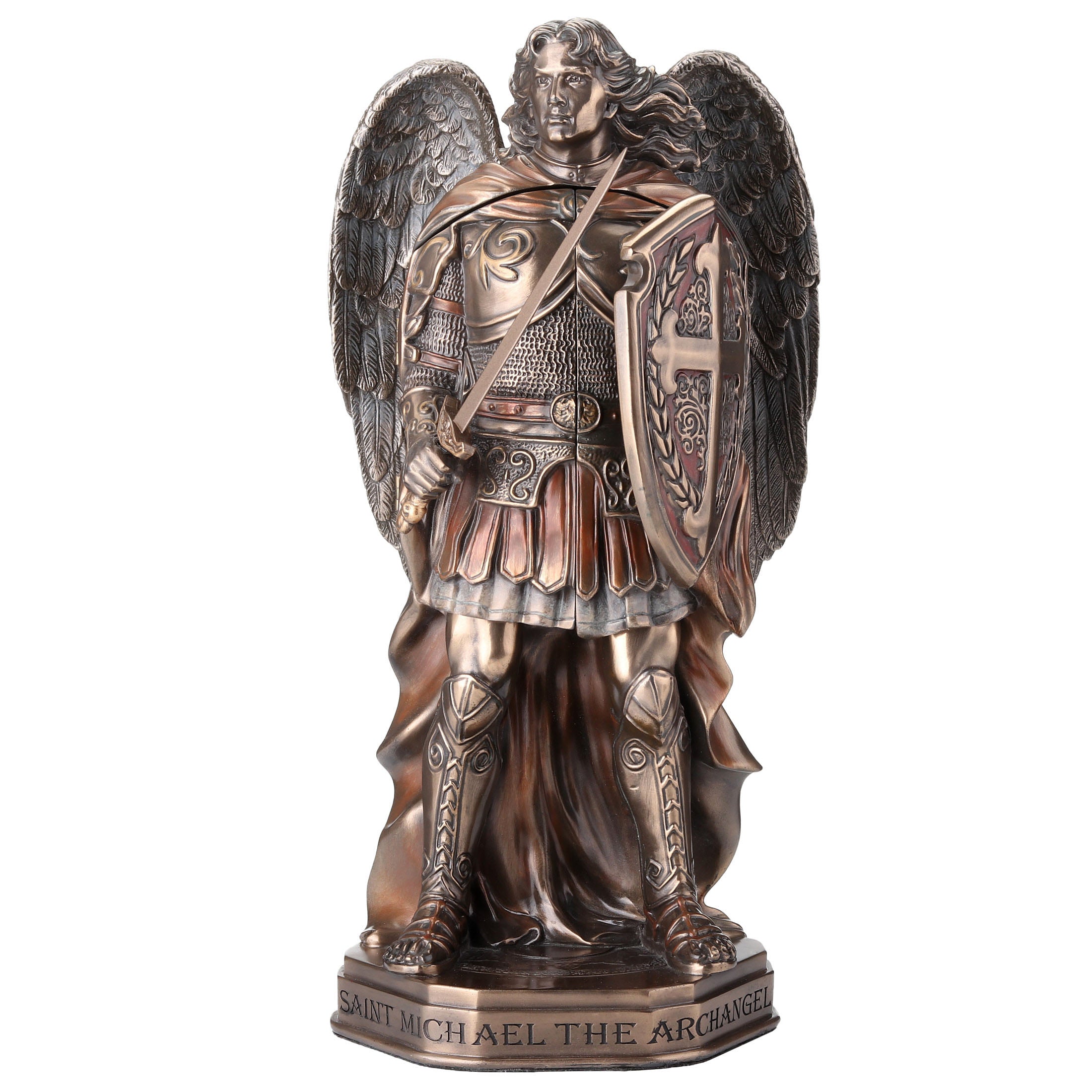 Armored Archangel Saint Michael Triptych