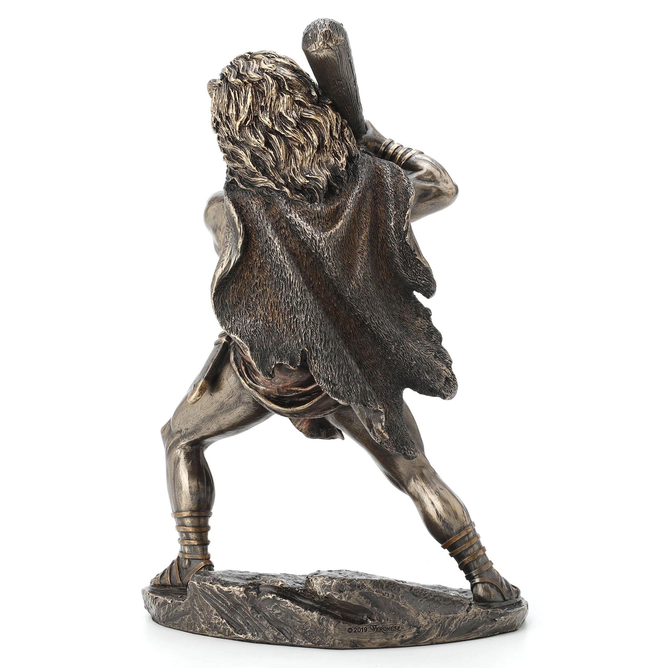 Hercules Wielding Club And Wearing Nemean Lion Hide