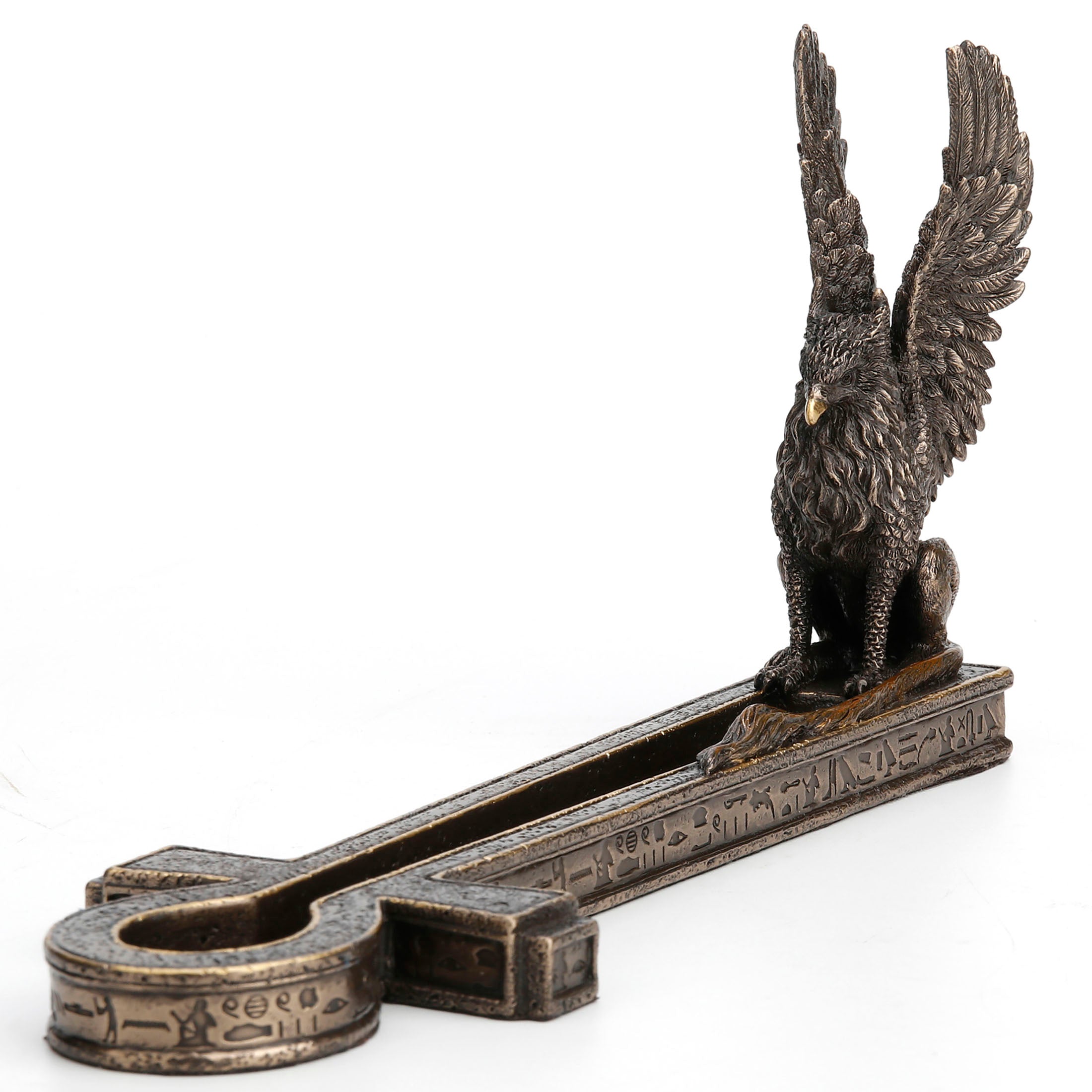 Egyptian Griffin Ankh Incense Holder