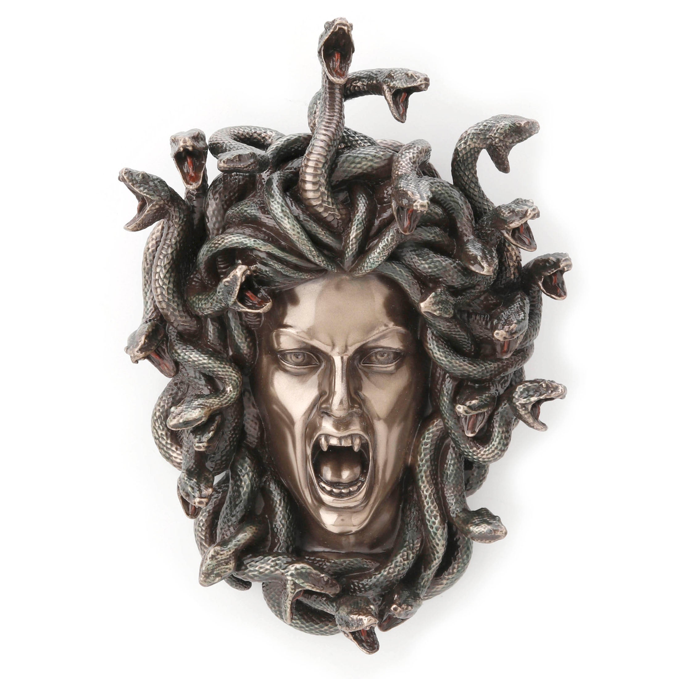 Head Of Medusa Wall Plaque (H:18Cm)