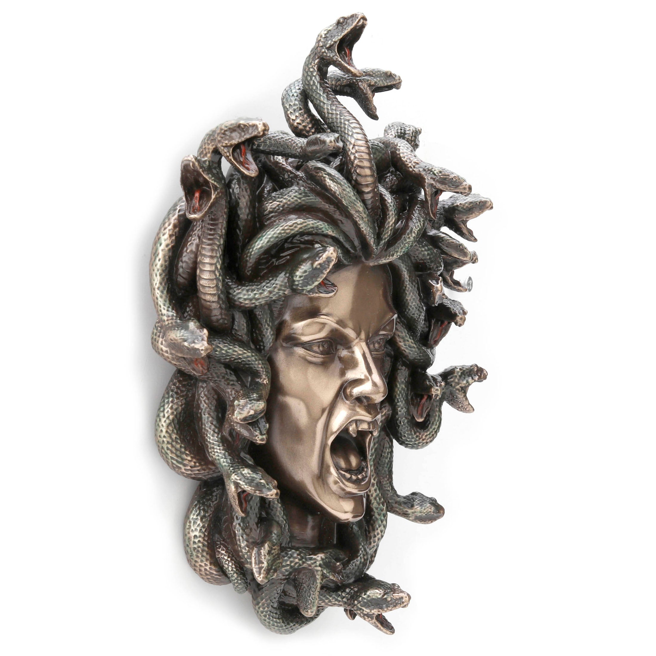 Head Of Medusa Wall Plaque (H:18Cm)