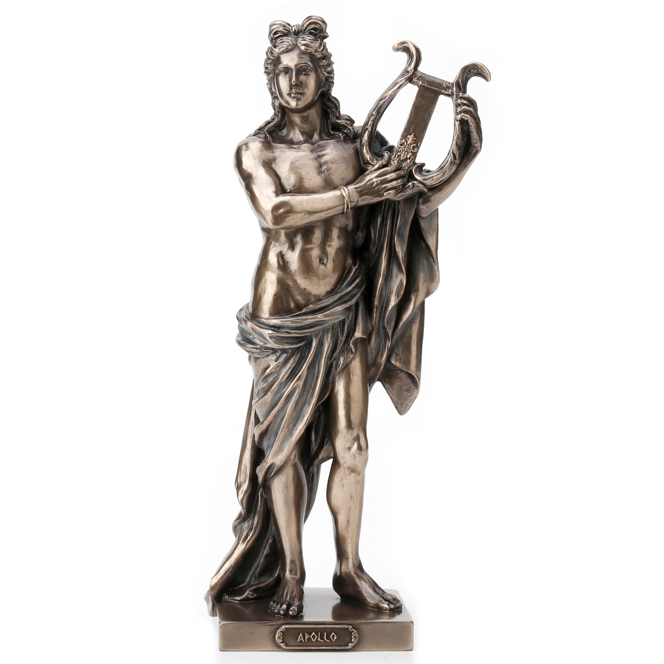 Greek God Apollo Playing Lyre