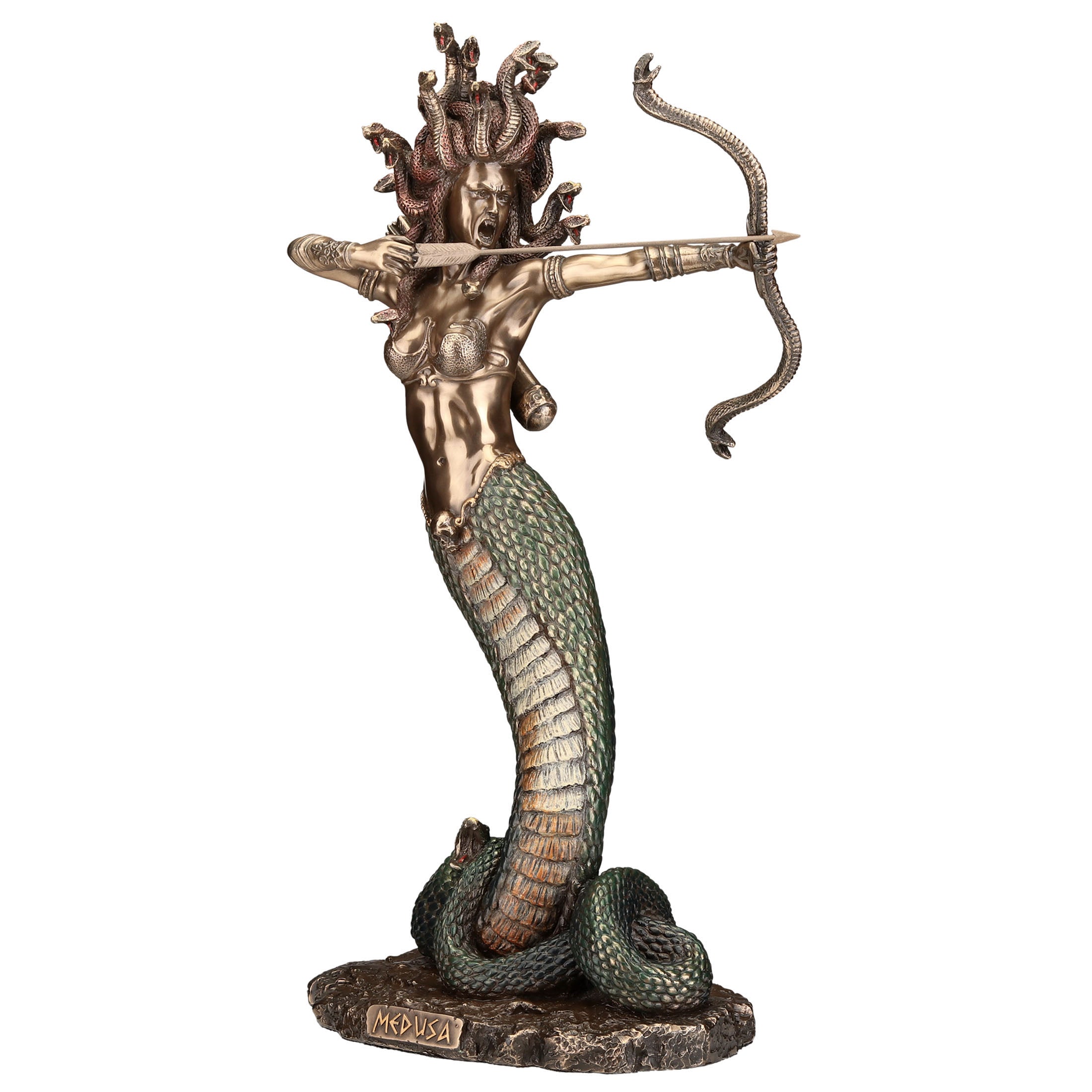 Furious Medusa Shooting Arrow