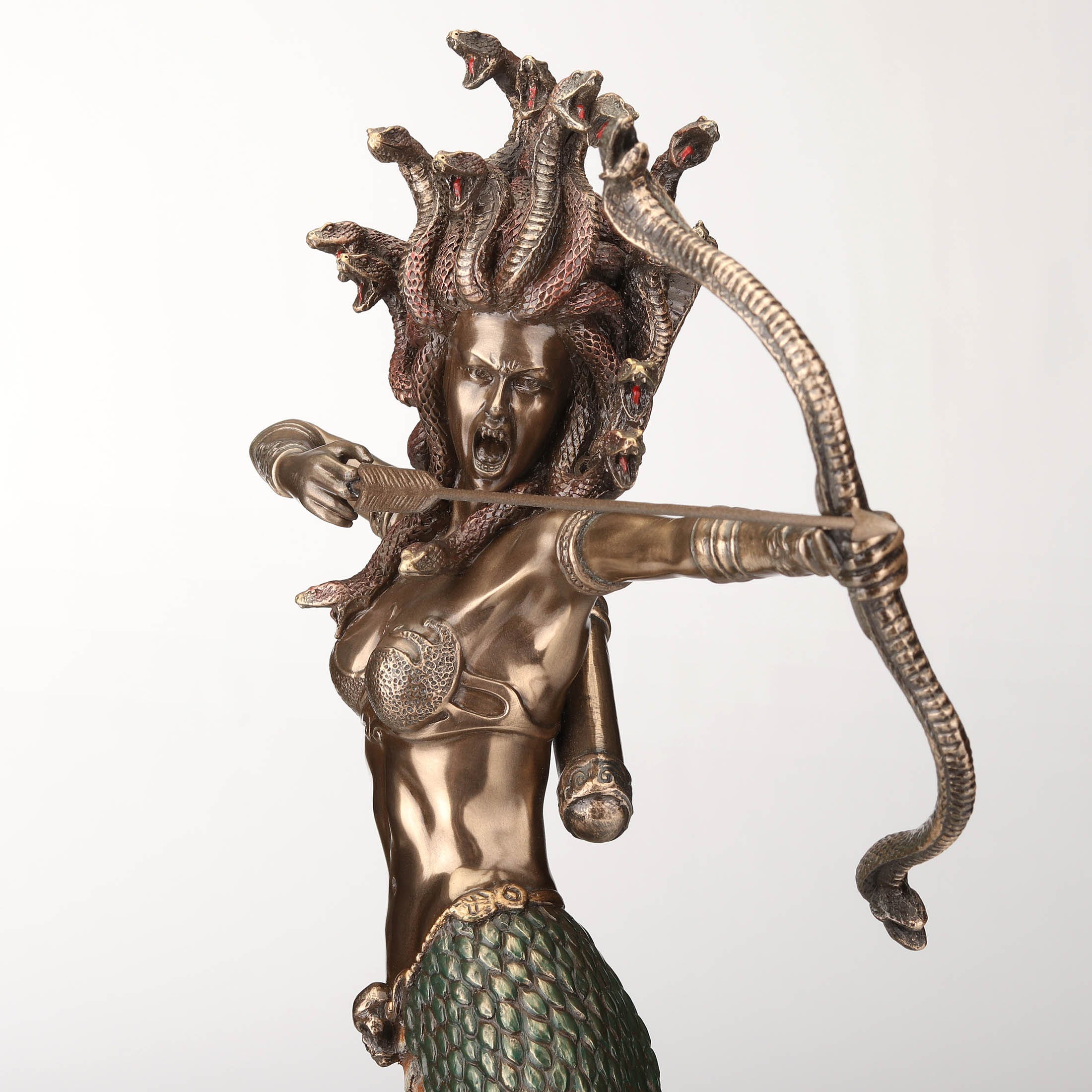 Furious Medusa Shooting Arrow