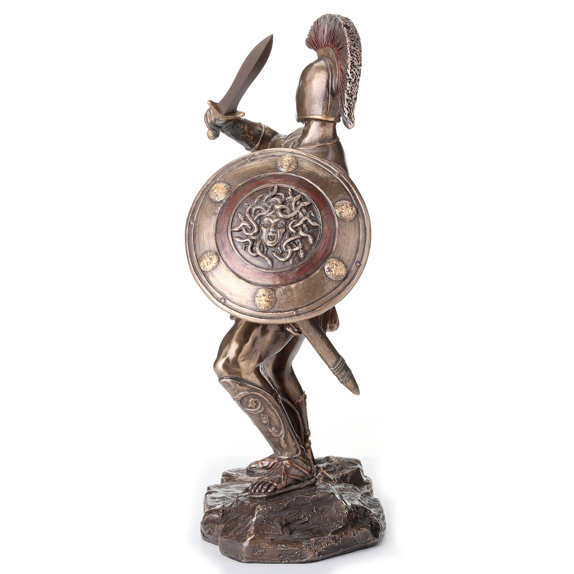 Greek Hero Hector Of Troy Holding Sword And Shield