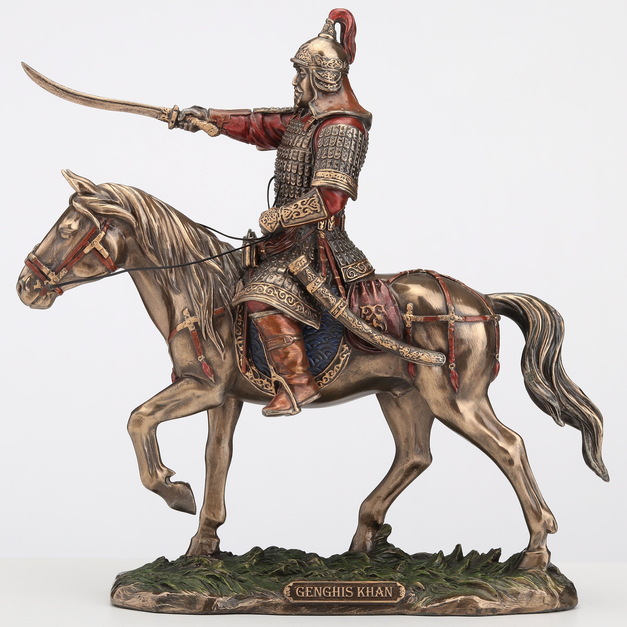 Genghis Khan On Horse Back