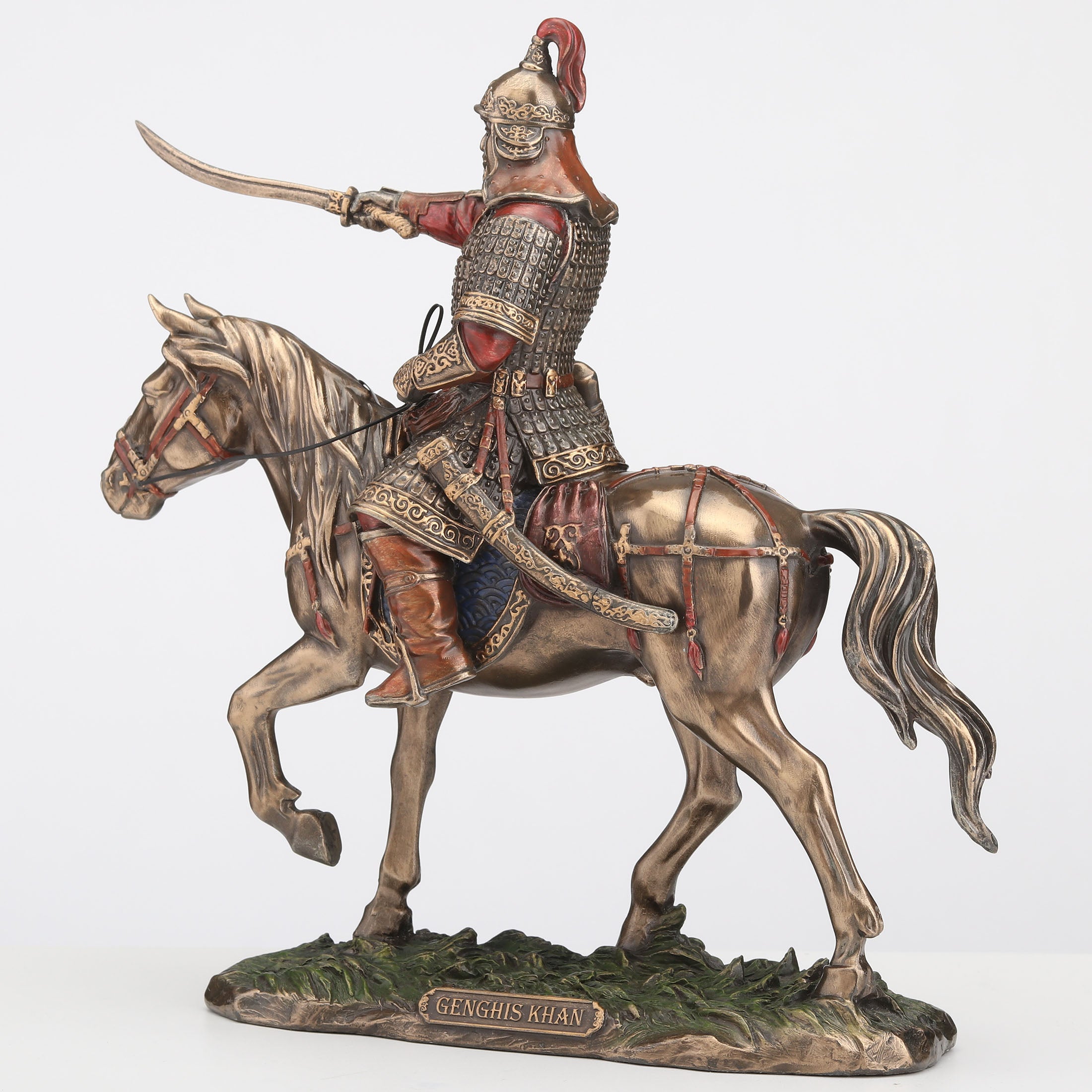 Genghis Khan On Horse Back