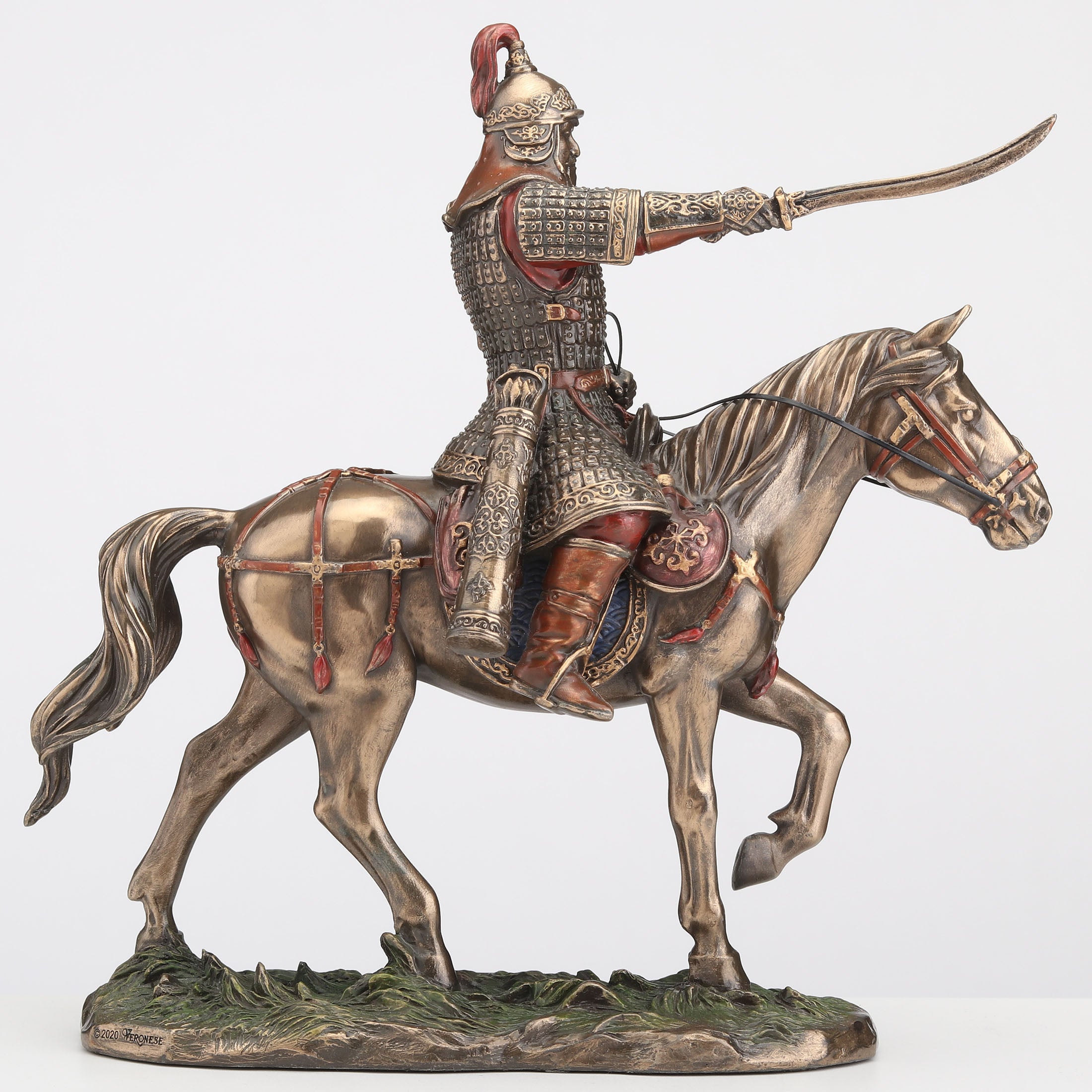 Genghis Khan On Horse Back