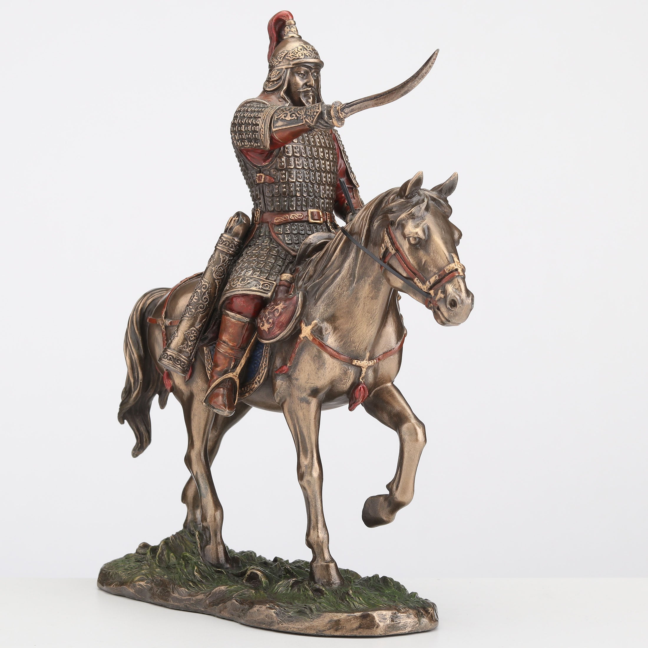 Genghis Khan On Horse Back