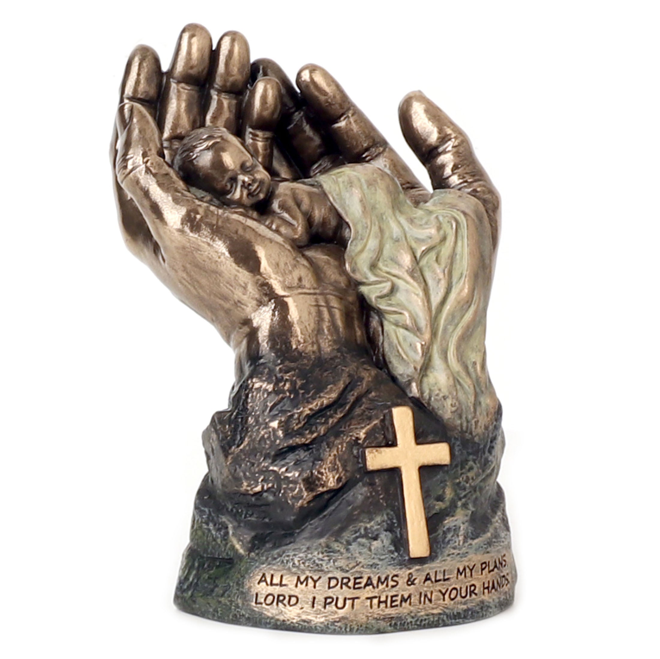 Sleeping Baby In Lords Hands