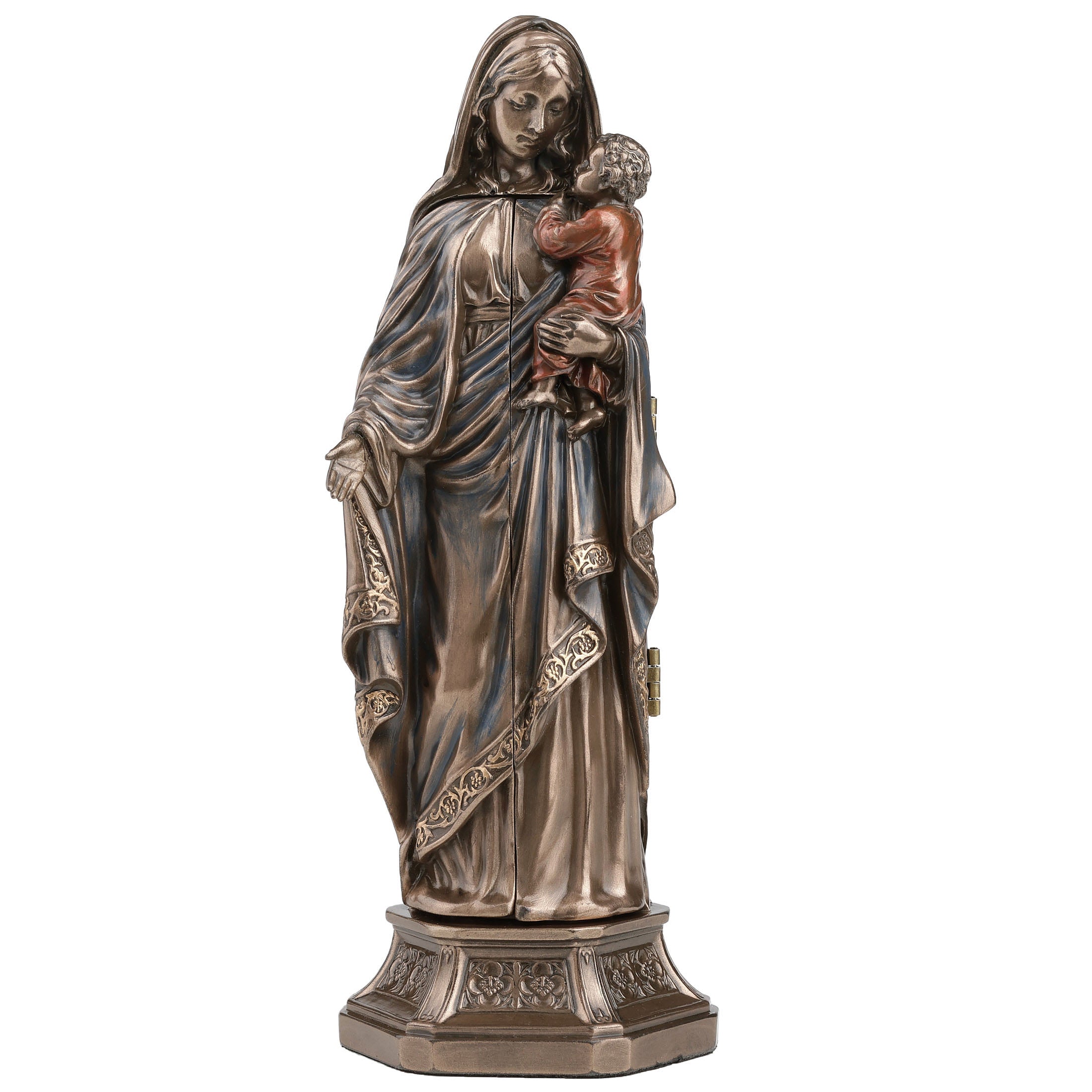 Madonna And Baby Jesus Triptych - The Nativity
