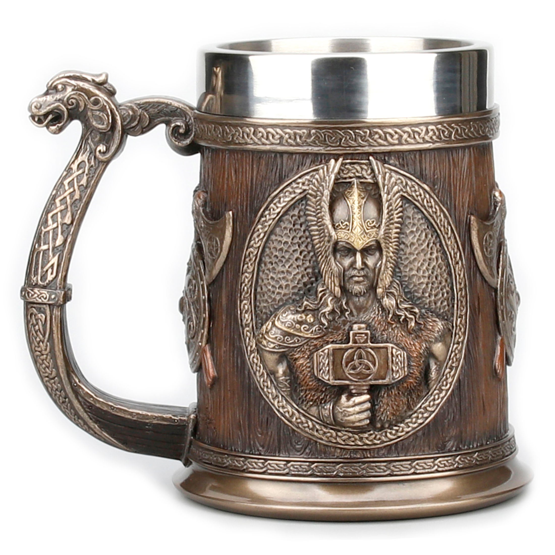 Viking Norse Gods Long Boat Beer Stein
