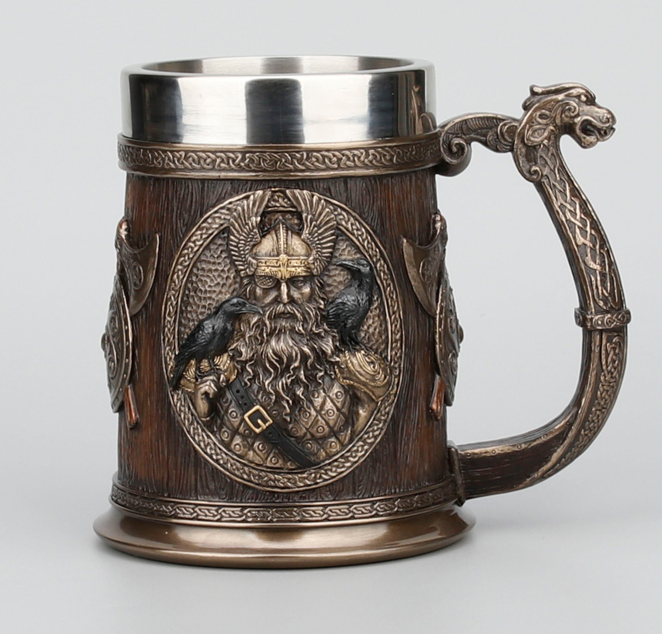 Viking Norse Gods Long Boat Beer Stein