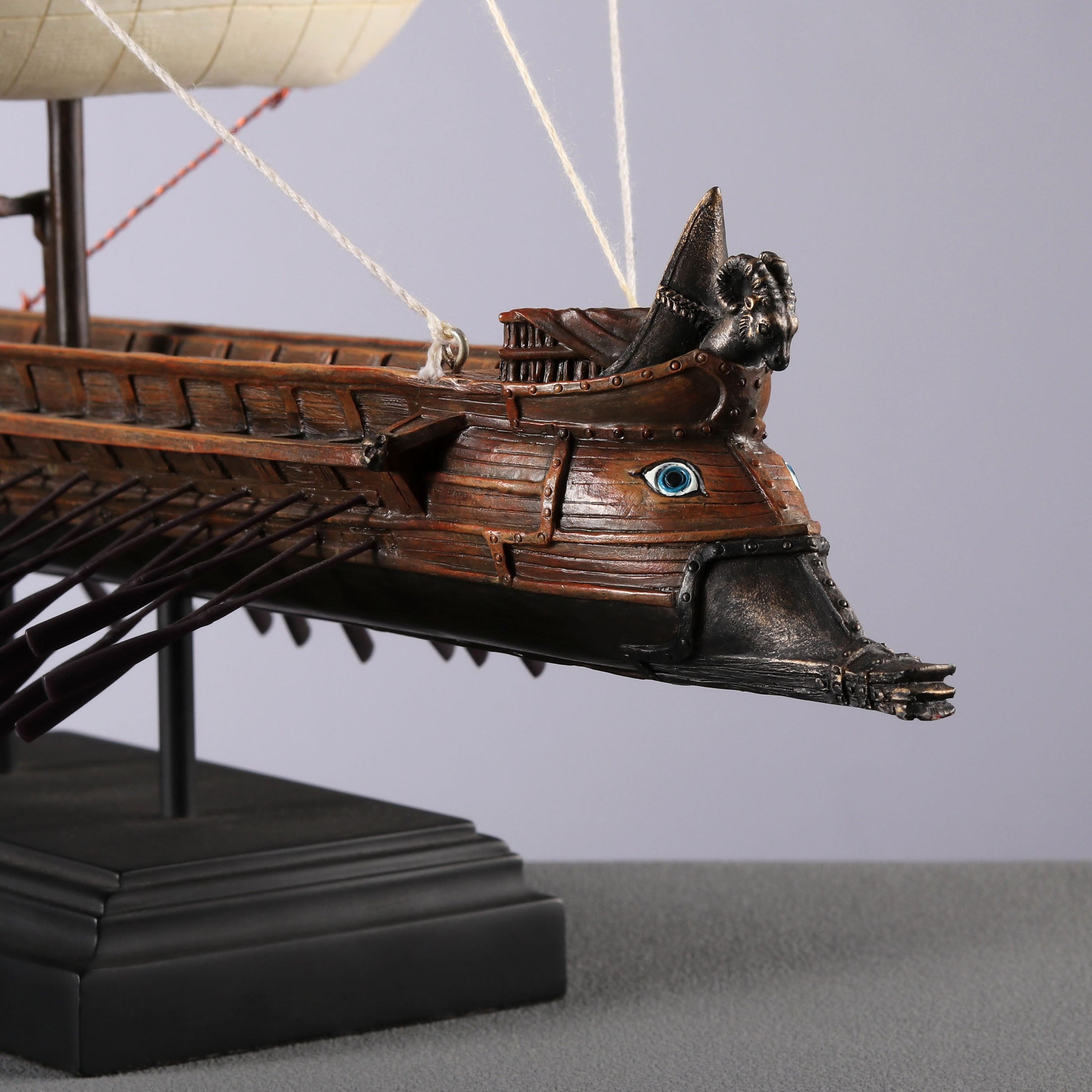 Greek Kraken Sail Triremes Warship