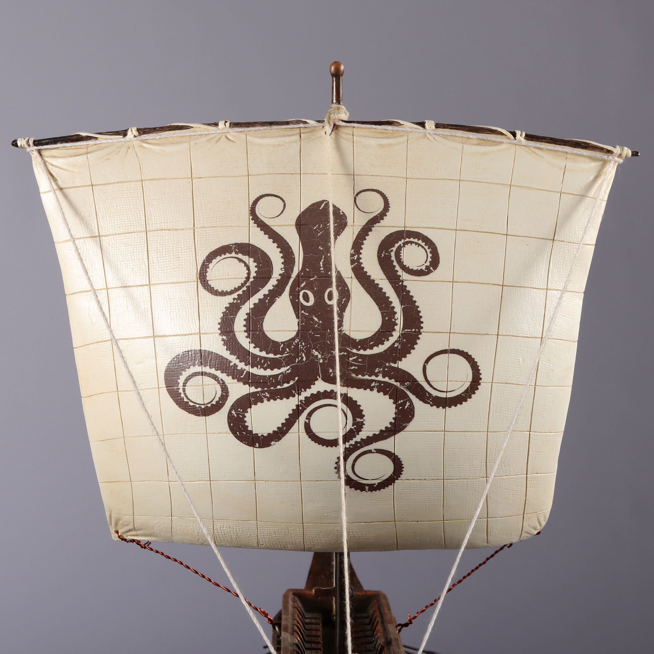 Greek Kraken Sail Triremes Warship