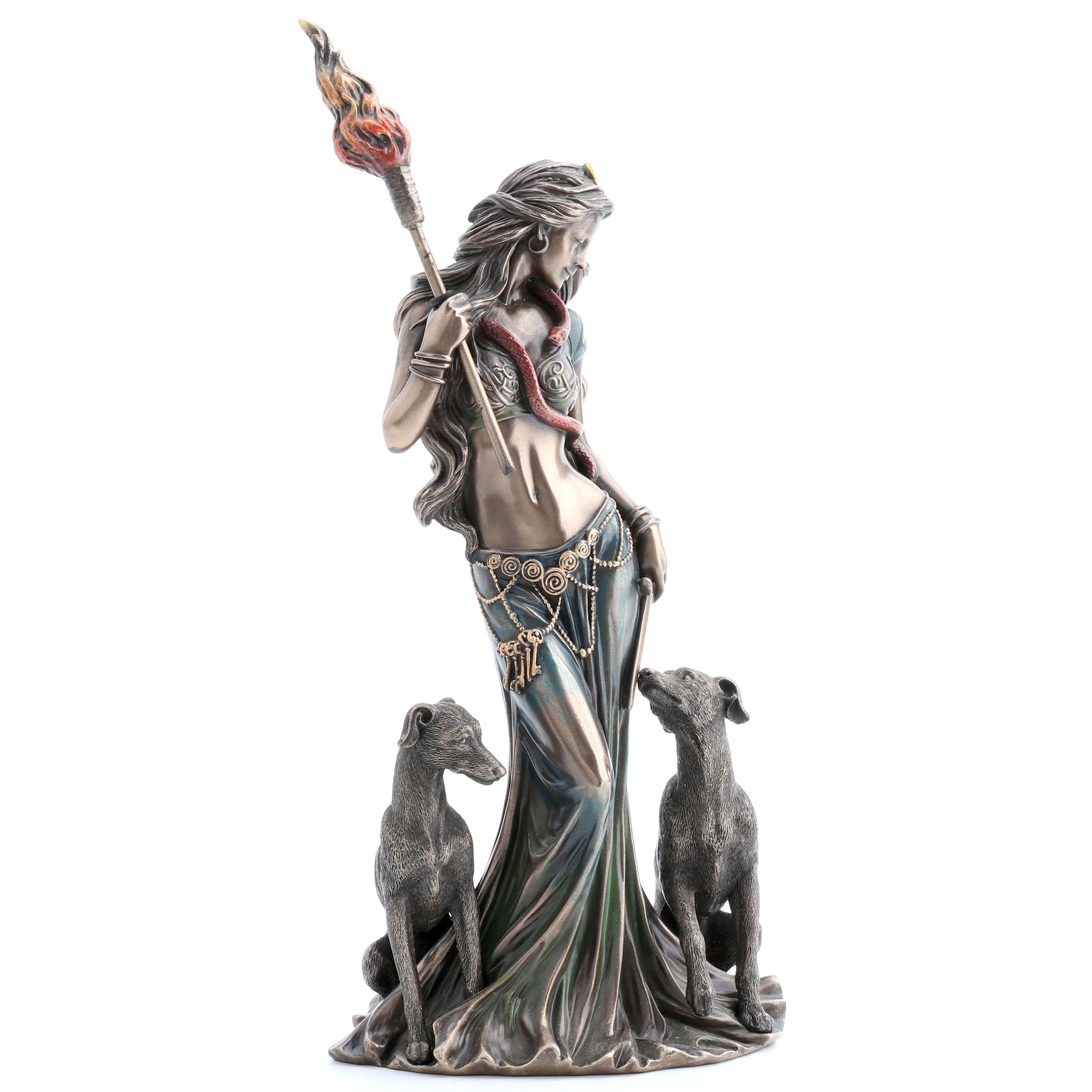 Hecate Greek Goddess Of Magic With Her Hounds