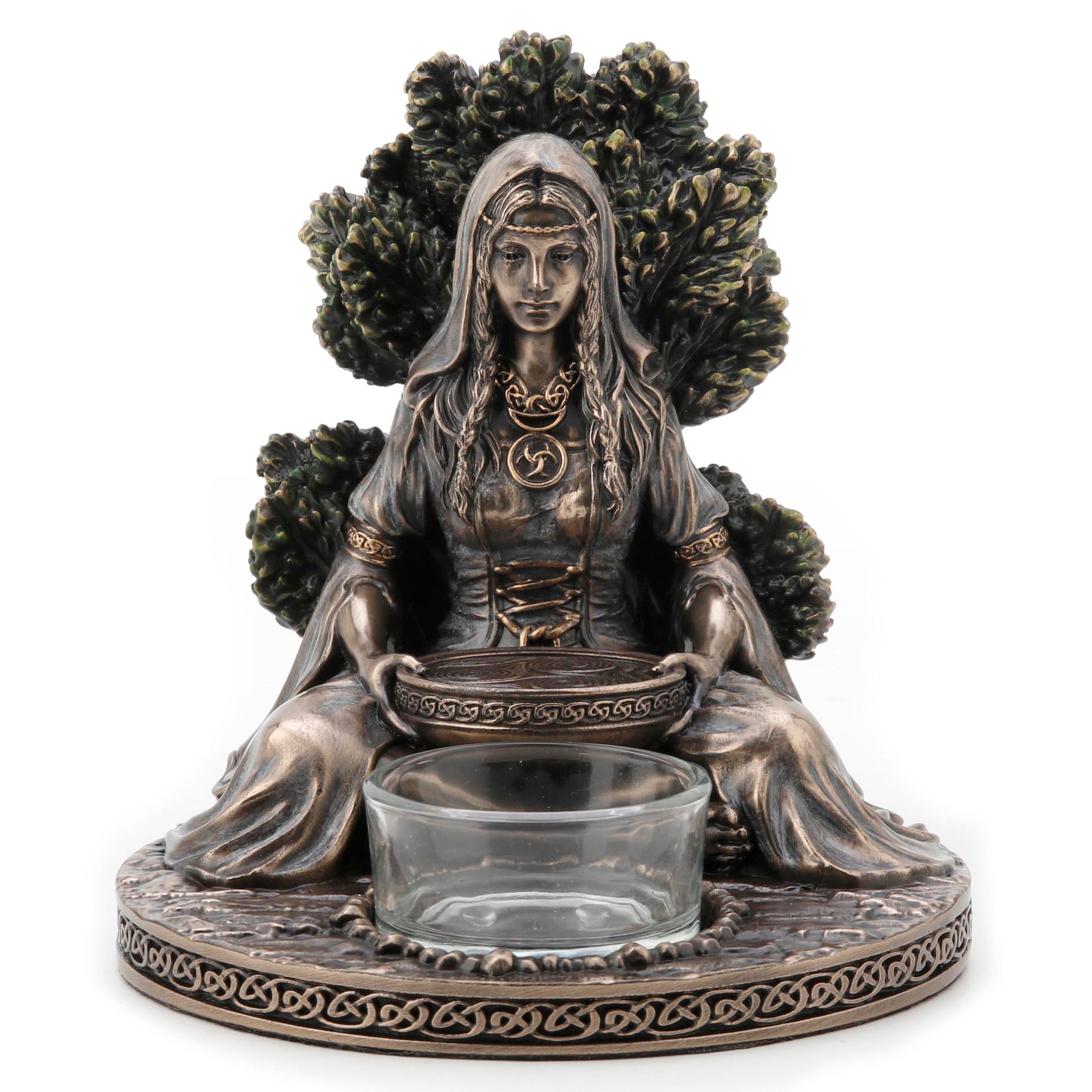 Celtic Goddess Danu Tealight Candle Holder