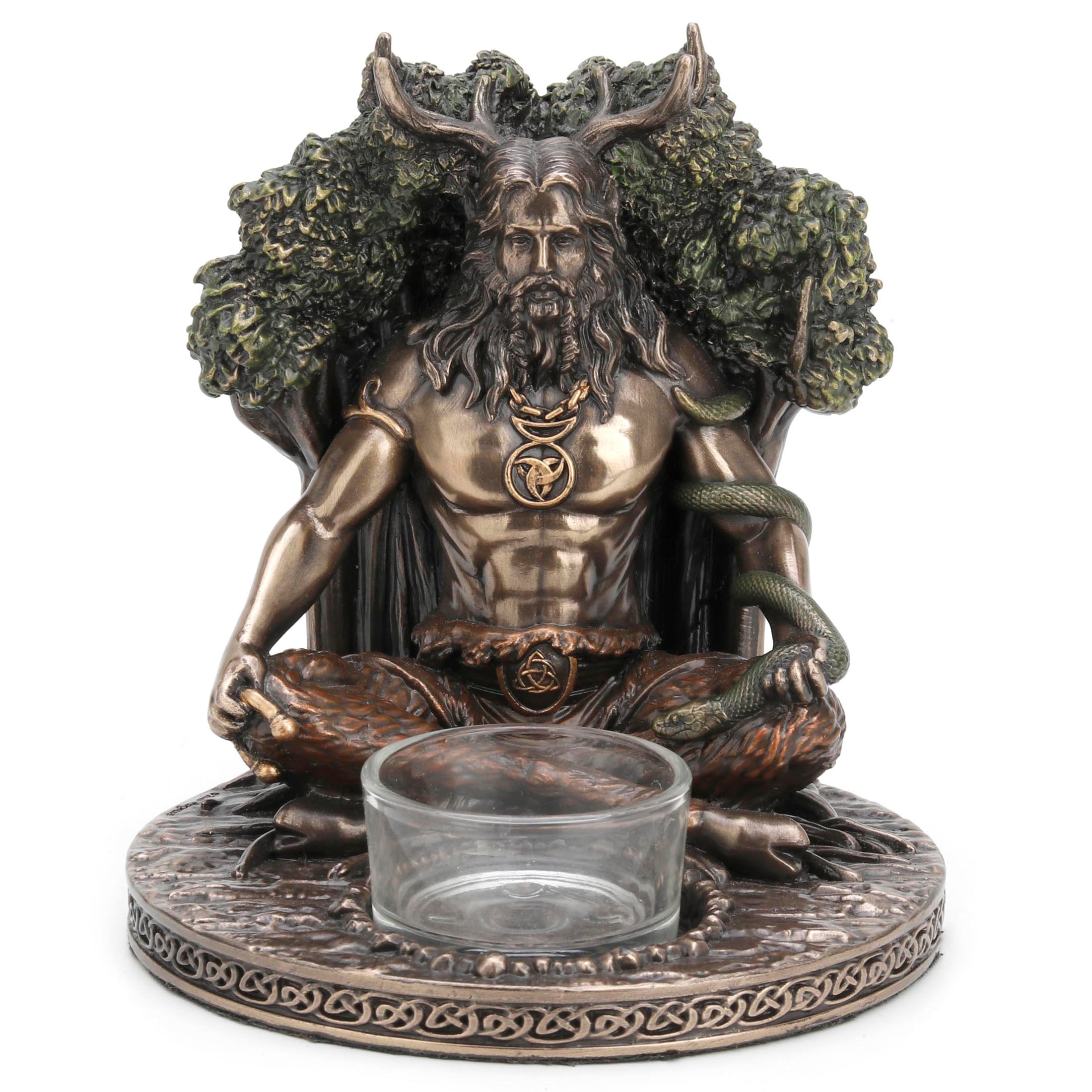 Celtic God Cernunnos Tealight Candle Holder