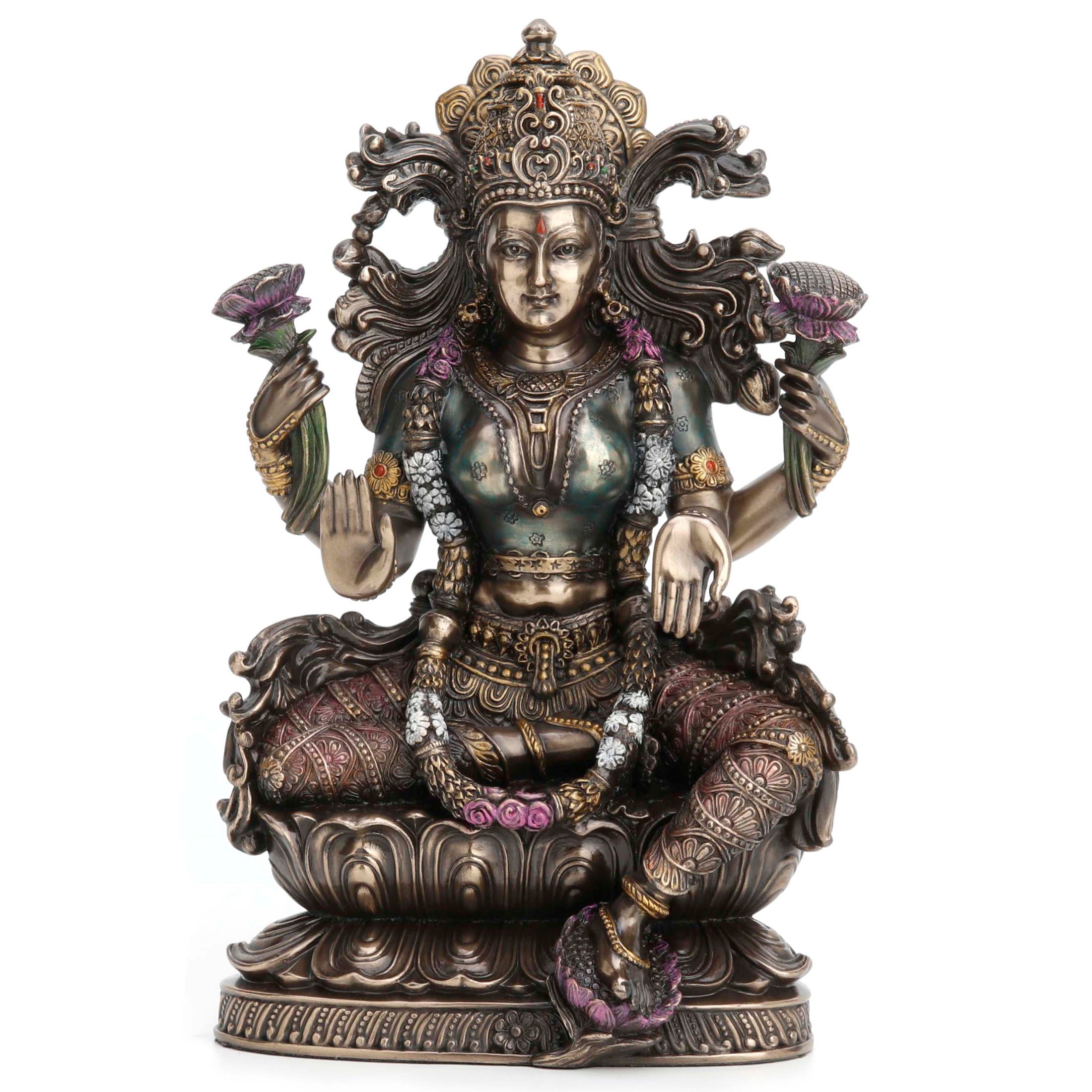 Lakshmi Sitting On Lotus