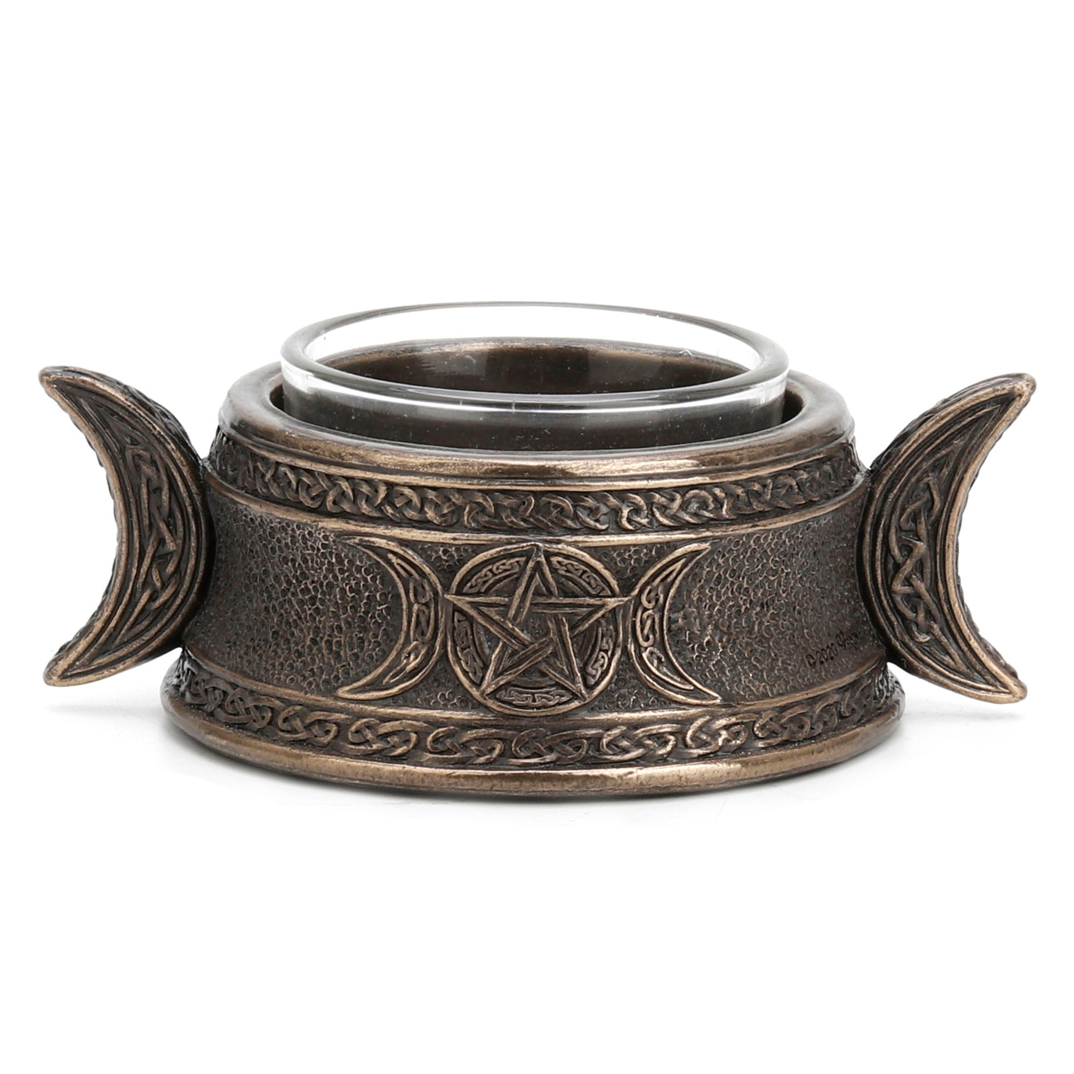 Triple Goddess Sigil Tealight Candle Holder