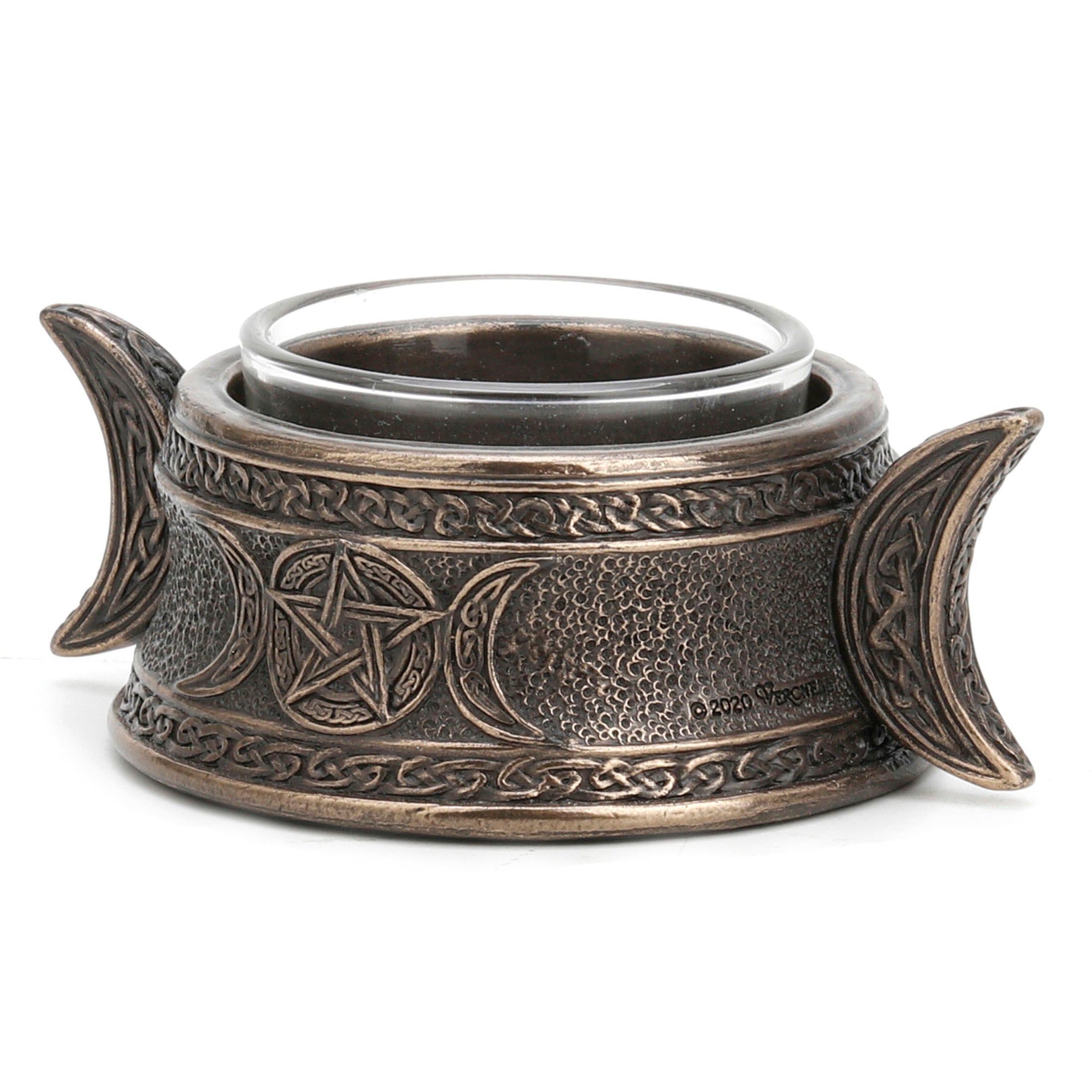 Triple Goddess Sigil Tealight Candle Holder