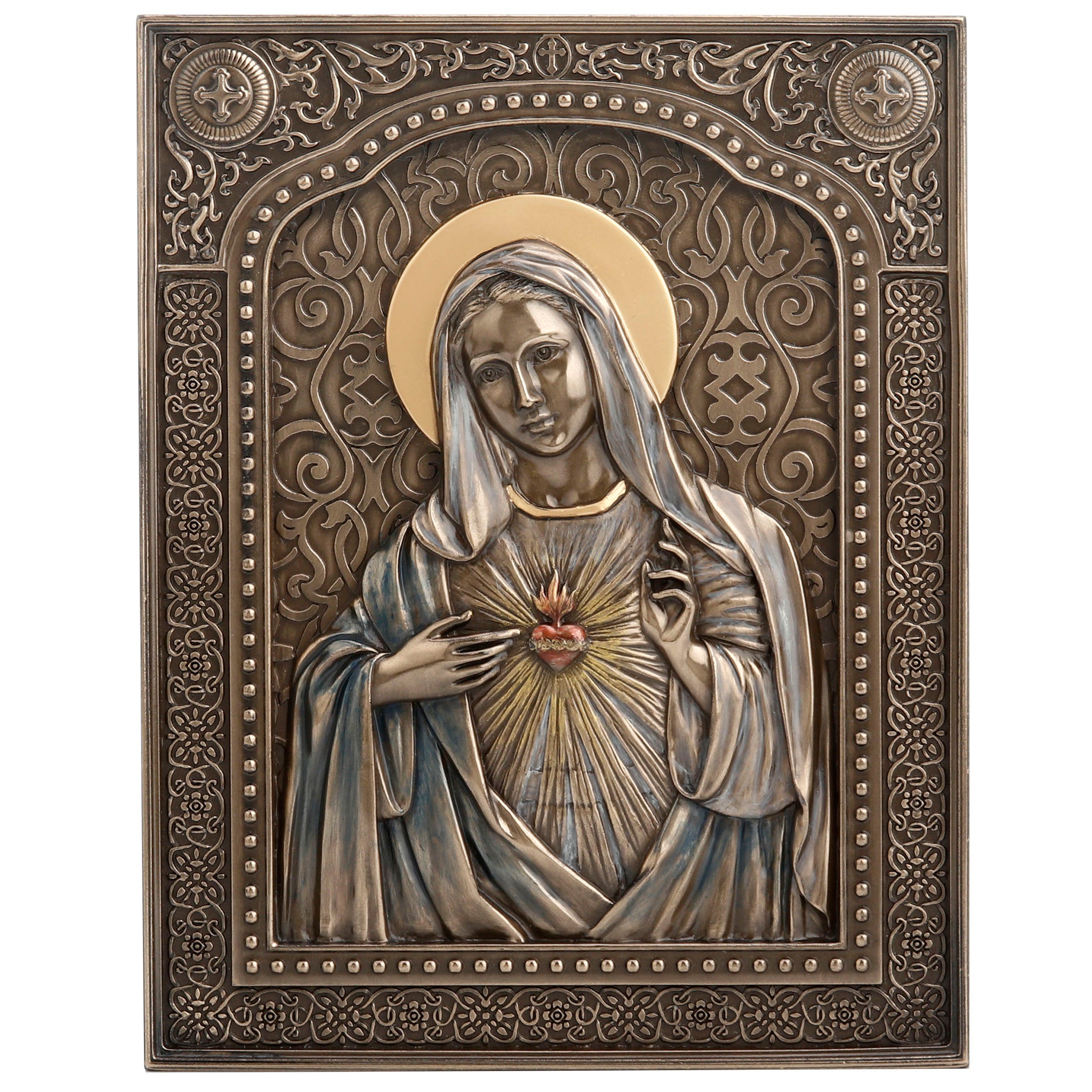 The Immaculate Heart Of Mary Wall Plaque