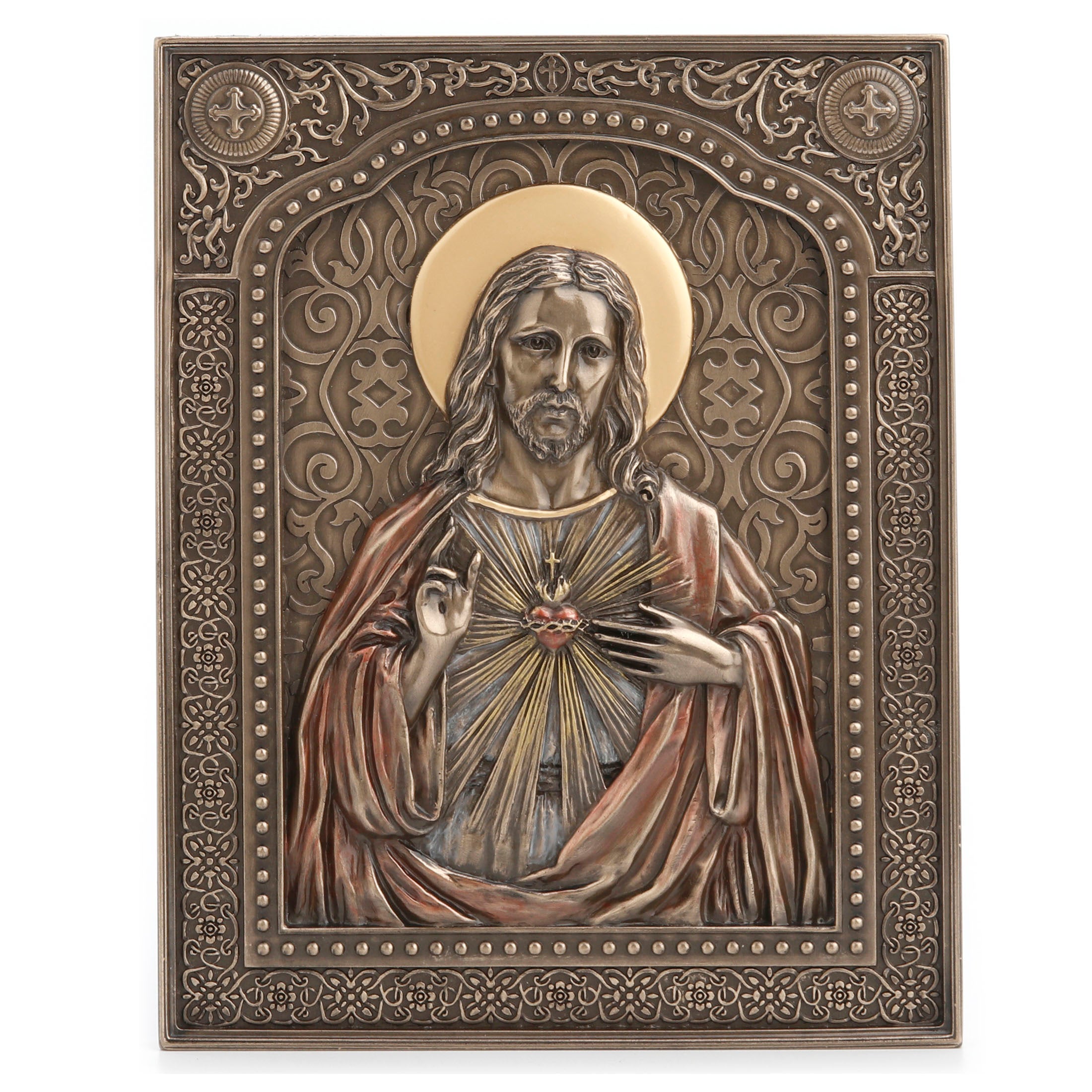 The Sacred Heart Of Jesus Wall Plaque