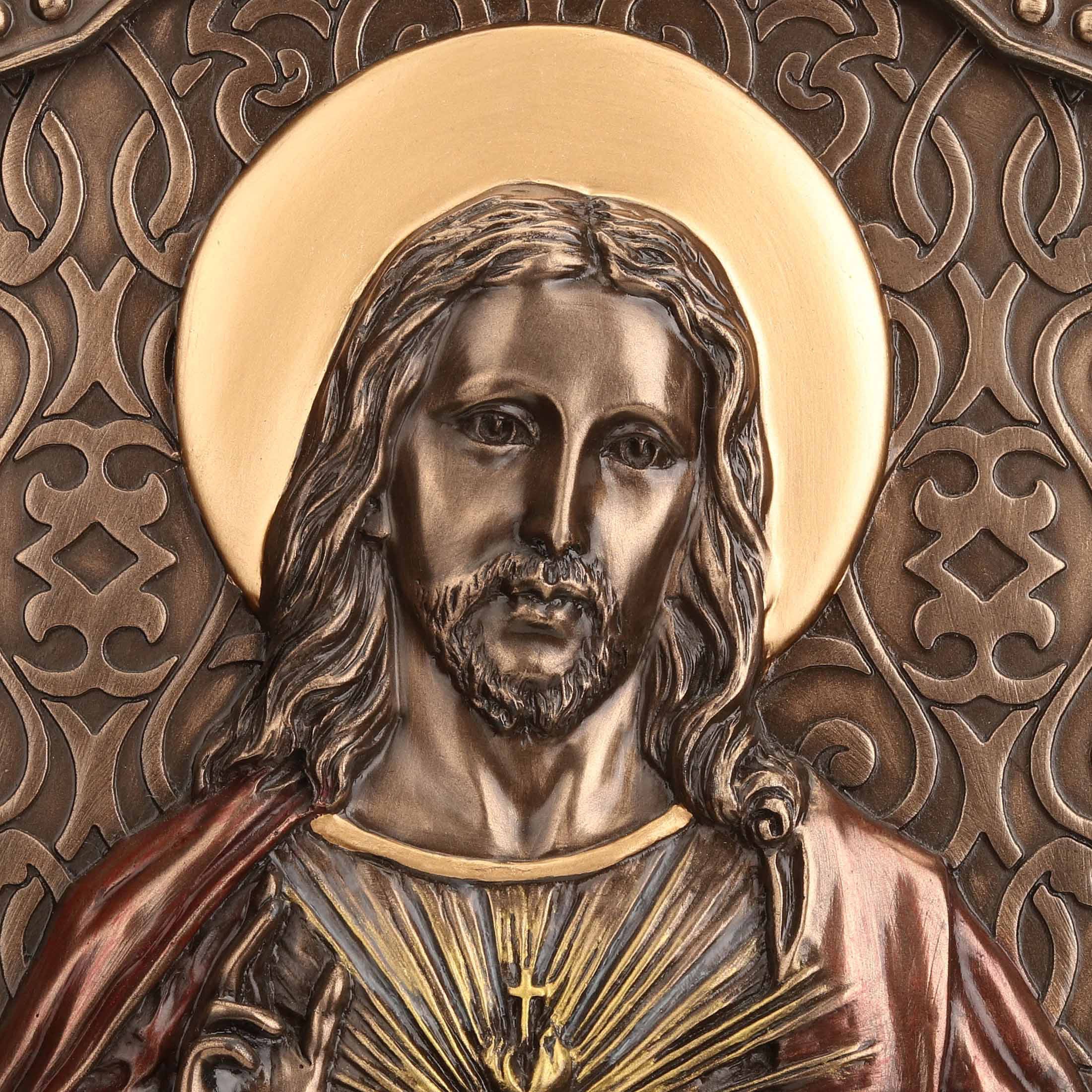 The Sacred Heart Of Jesus Wall Plaque