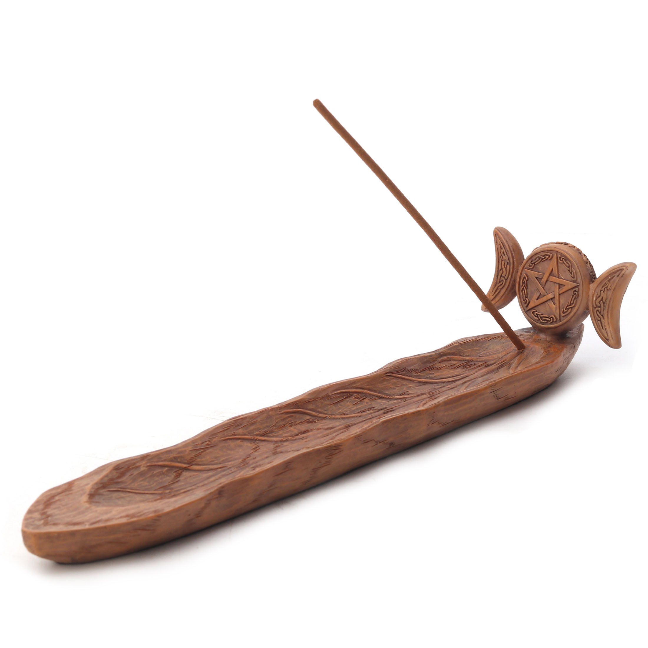 Triple Moon Pentagram Sigil Incense Holder