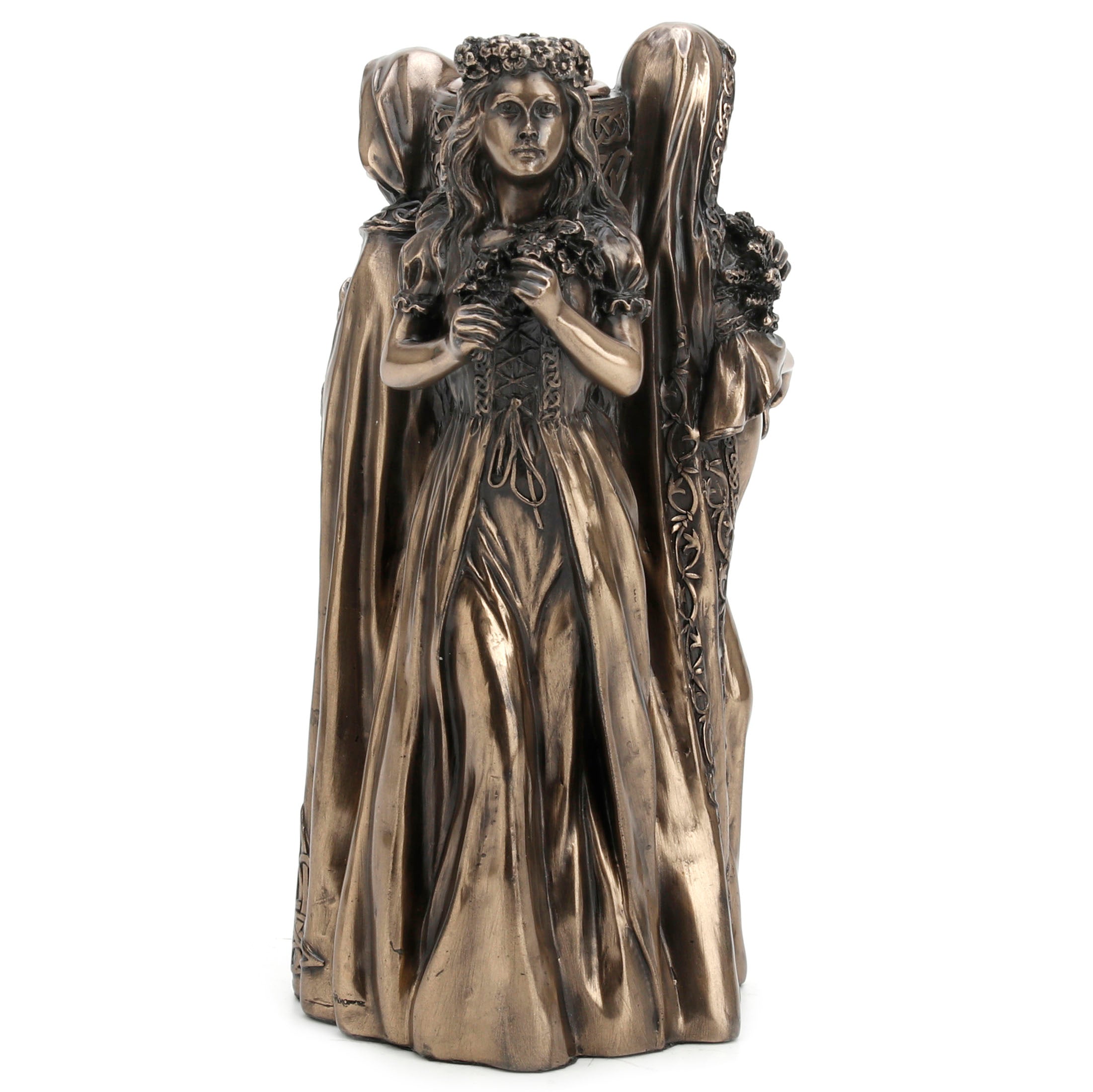 Wicca Triple Goddess Maiden Mother And Crone Candle Holder