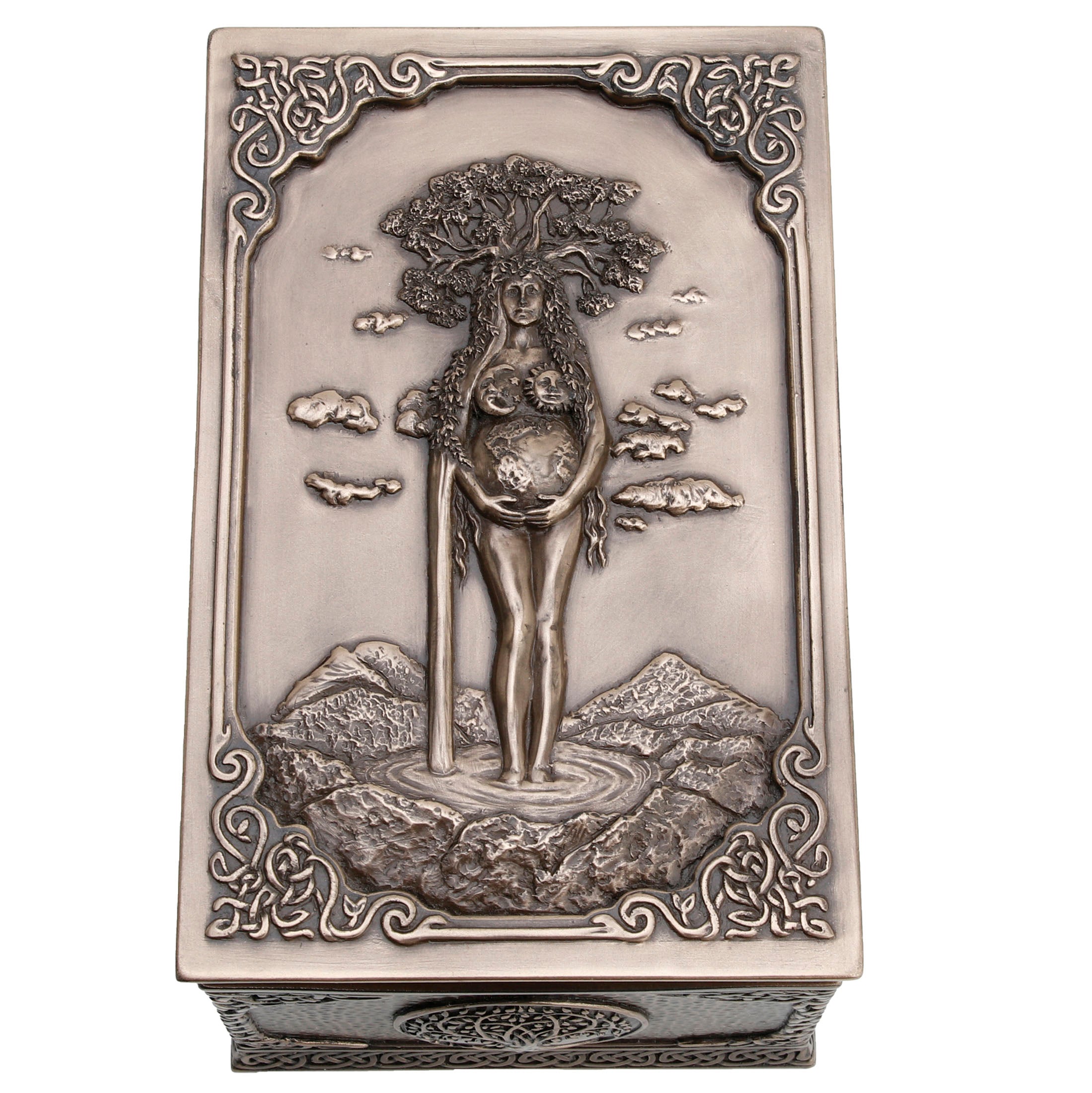 Mother Earth Gaia Rectangular Trinket Box