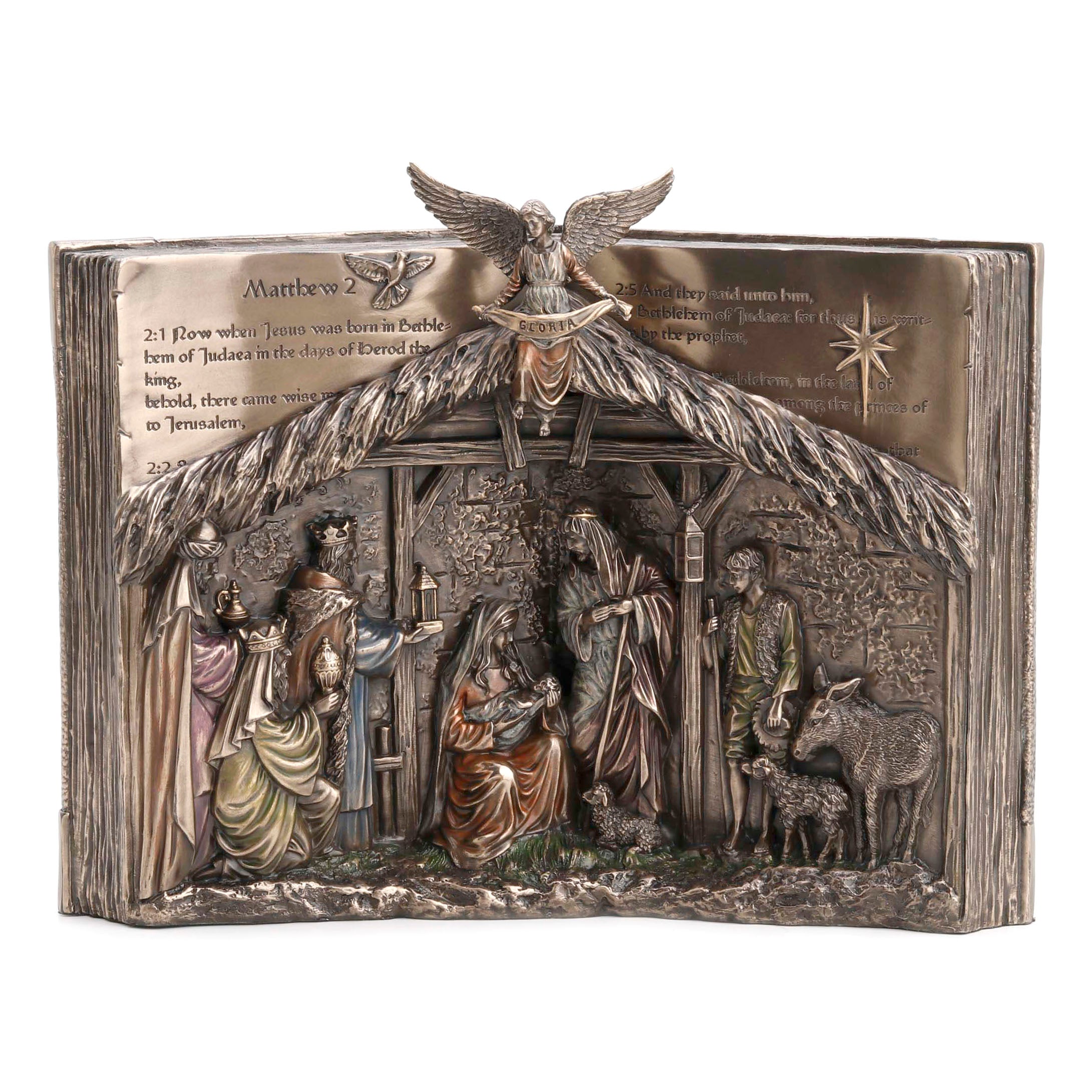 Holy Bible Nativity Stand