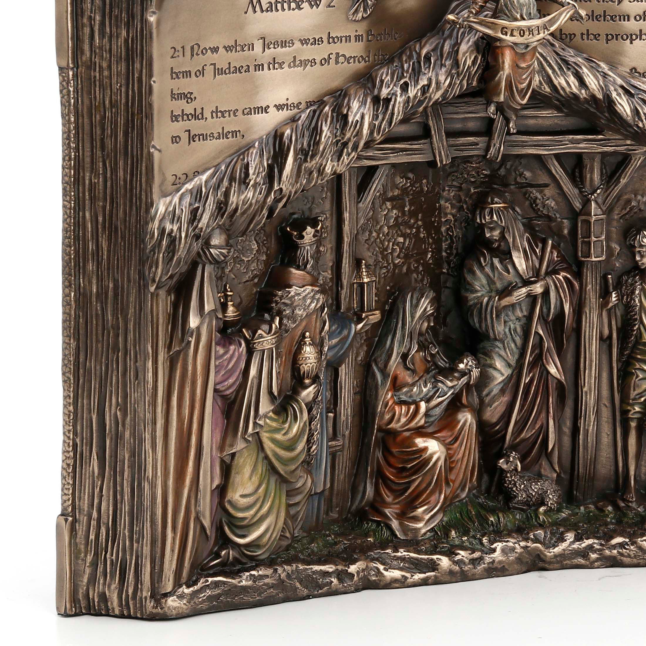 Holy Bible Nativity Stand