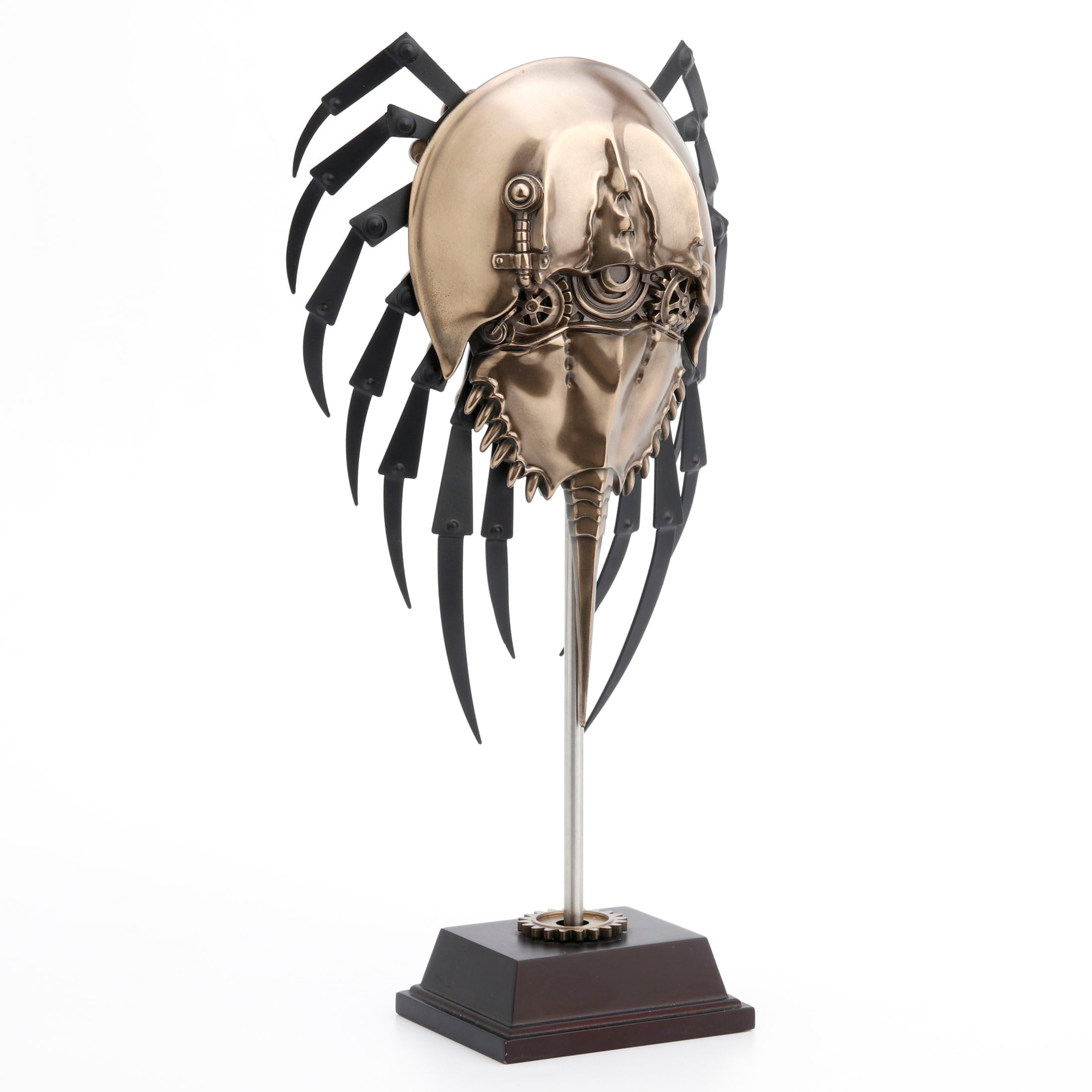 Steampunk Horseshoe Crab On Display Stand