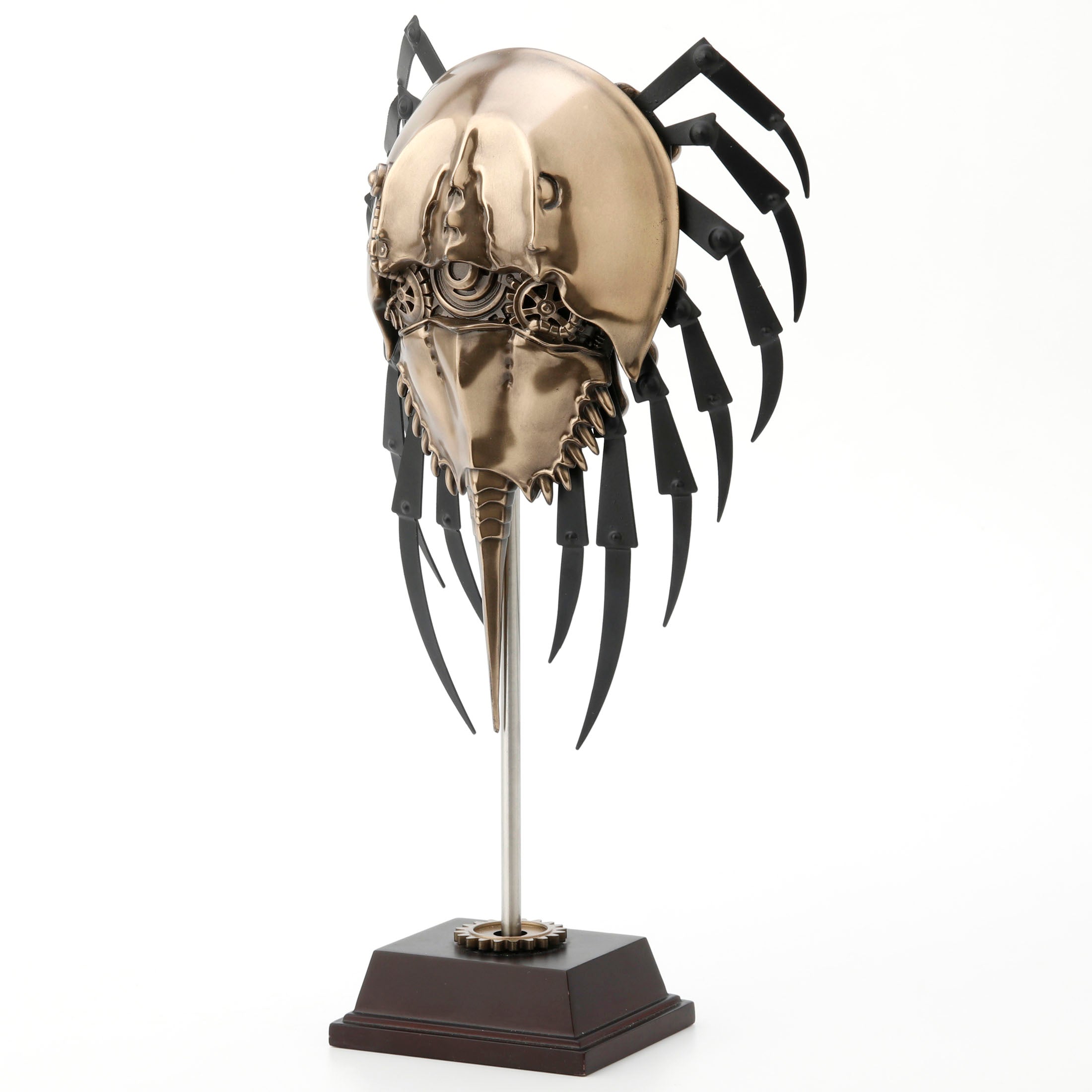 Steampunk Horseshoe Crab On Display Stand
