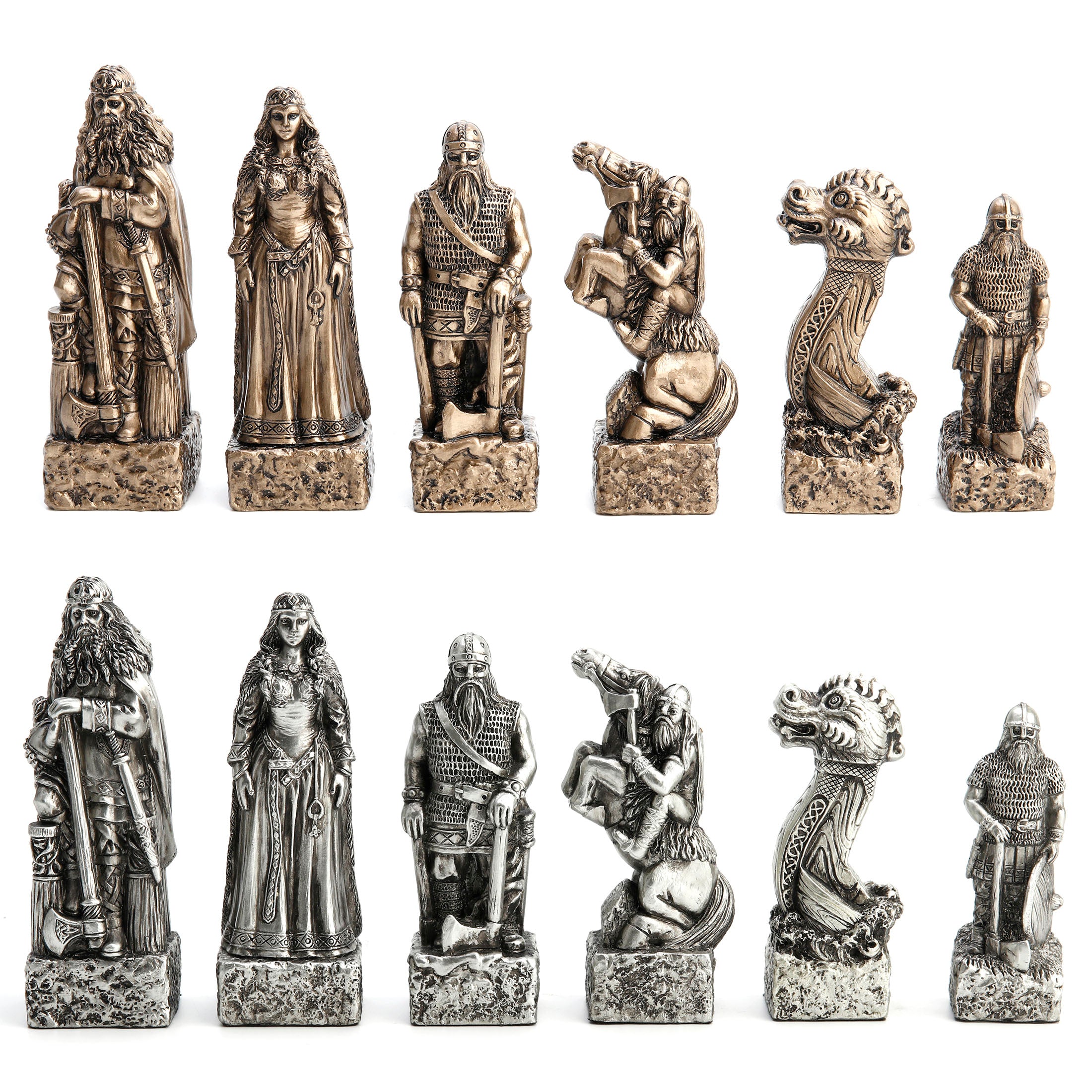 Viking Norseman Chess Set (32 pcs per set) (No Board)
