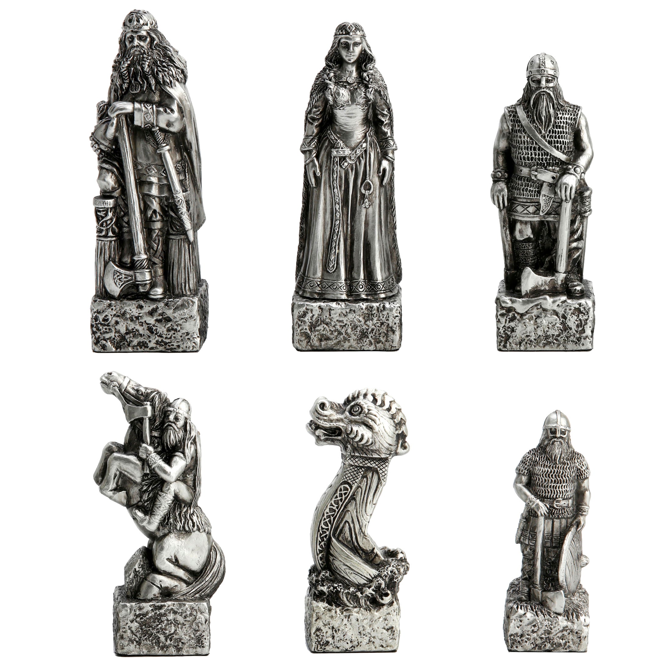 Viking Norseman Chess Set (32 pcs per set) (No Board)